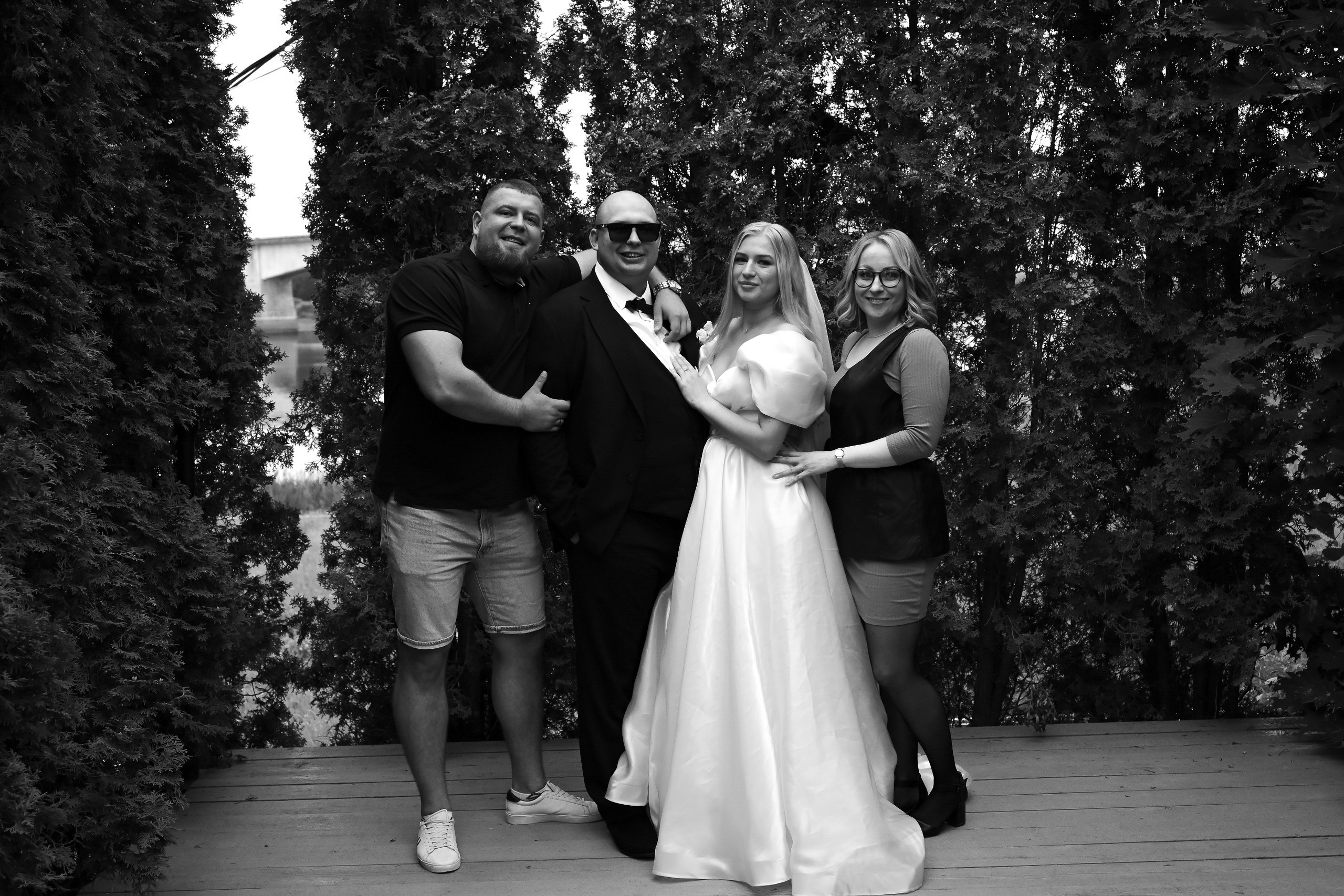 Black and white film. <3