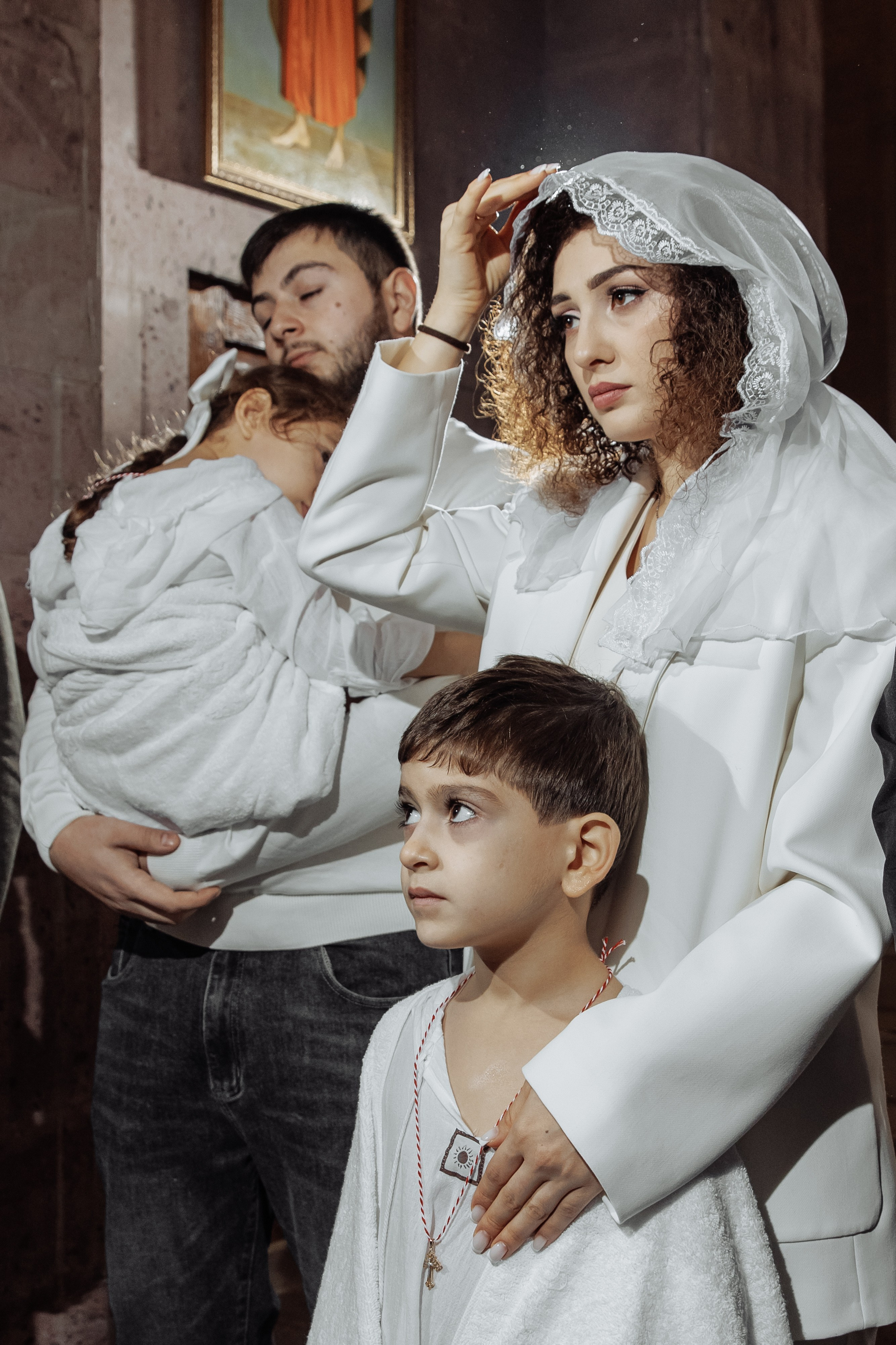 Крестины и день рождения. Семейный фотограф на крещение и венчание