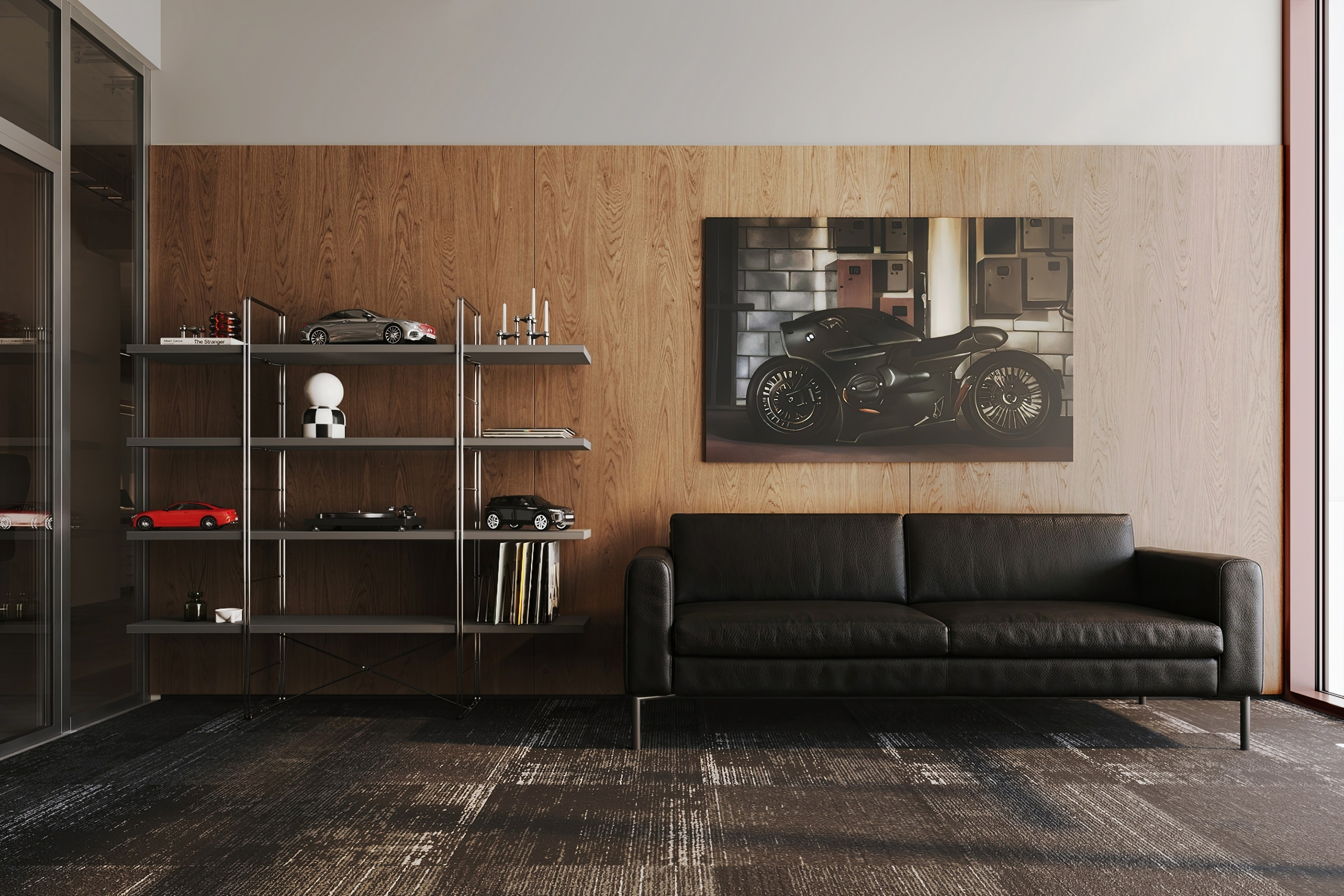 Brut office. Residential and commercial interior visualizer Anton Barantsev