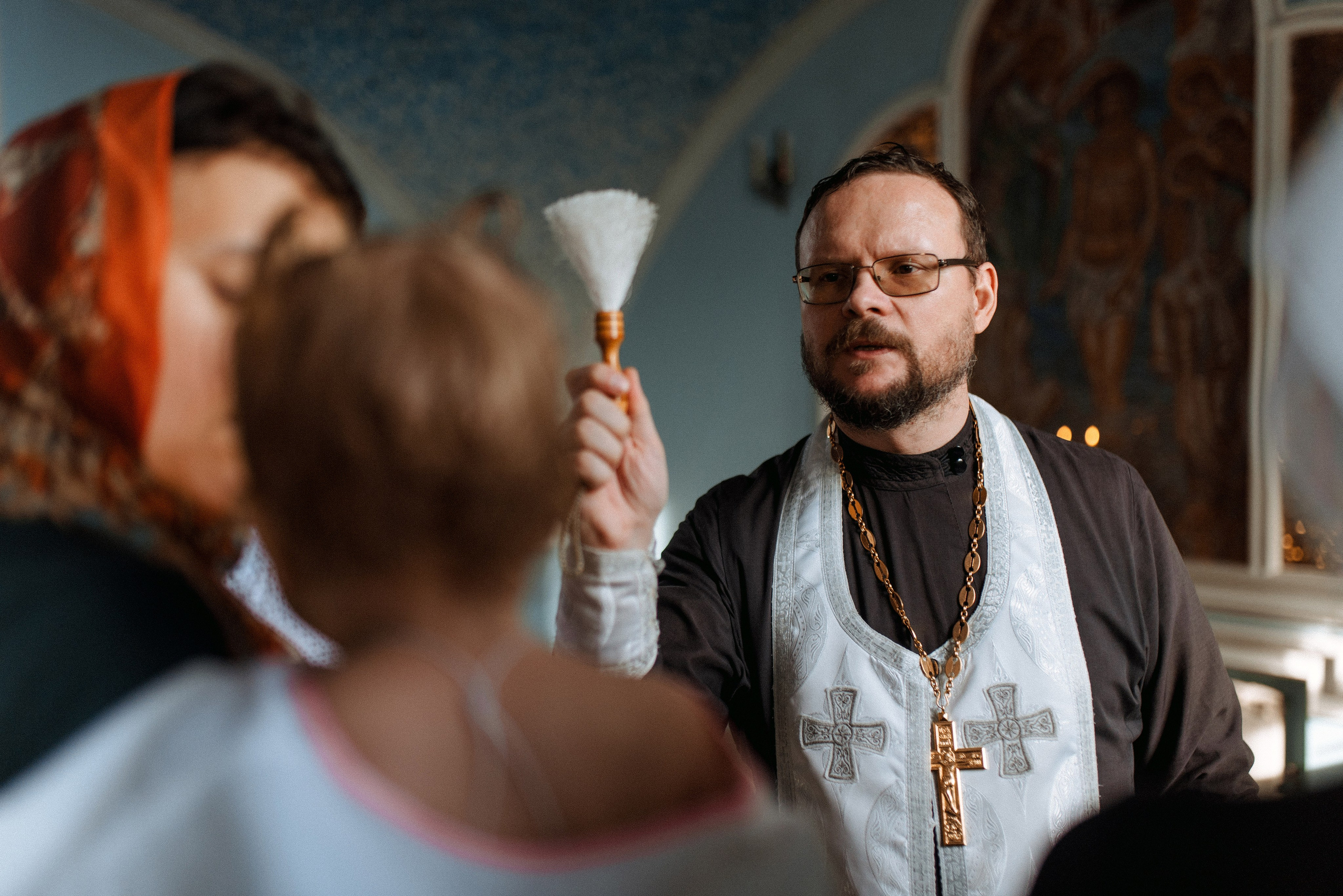 Крещение Софии. Семейный документальный фотограф в Волгограде Мариэта Додина