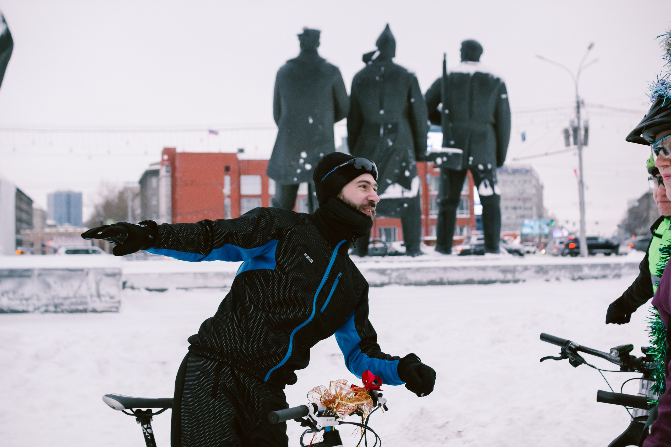 Зимний велозаезд «Привет, велосипед!». Фотограф в Новосибирске Екатерина Васильева