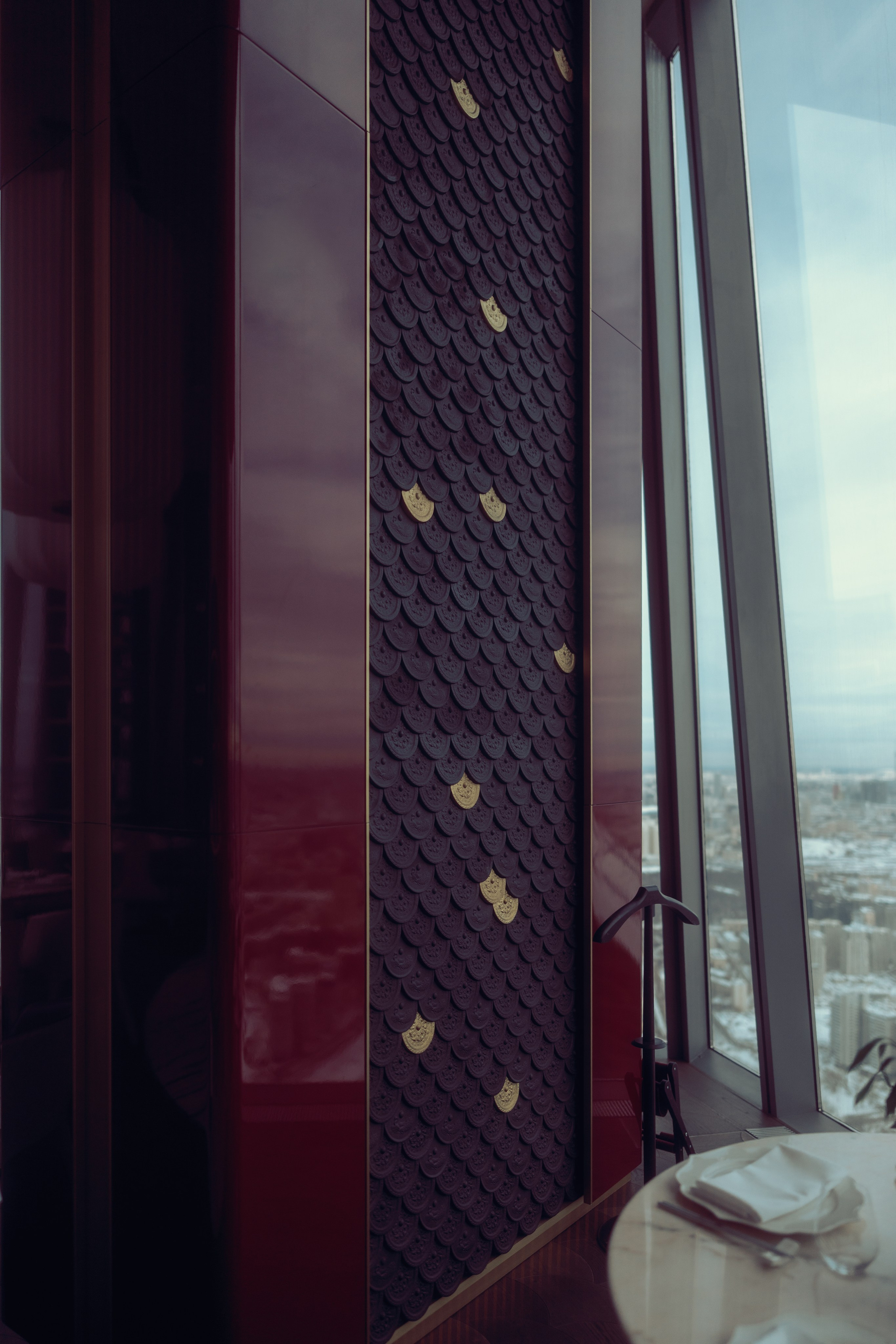 Интерьерная фотосъемка ресторана Мумэ в Москва-Сити