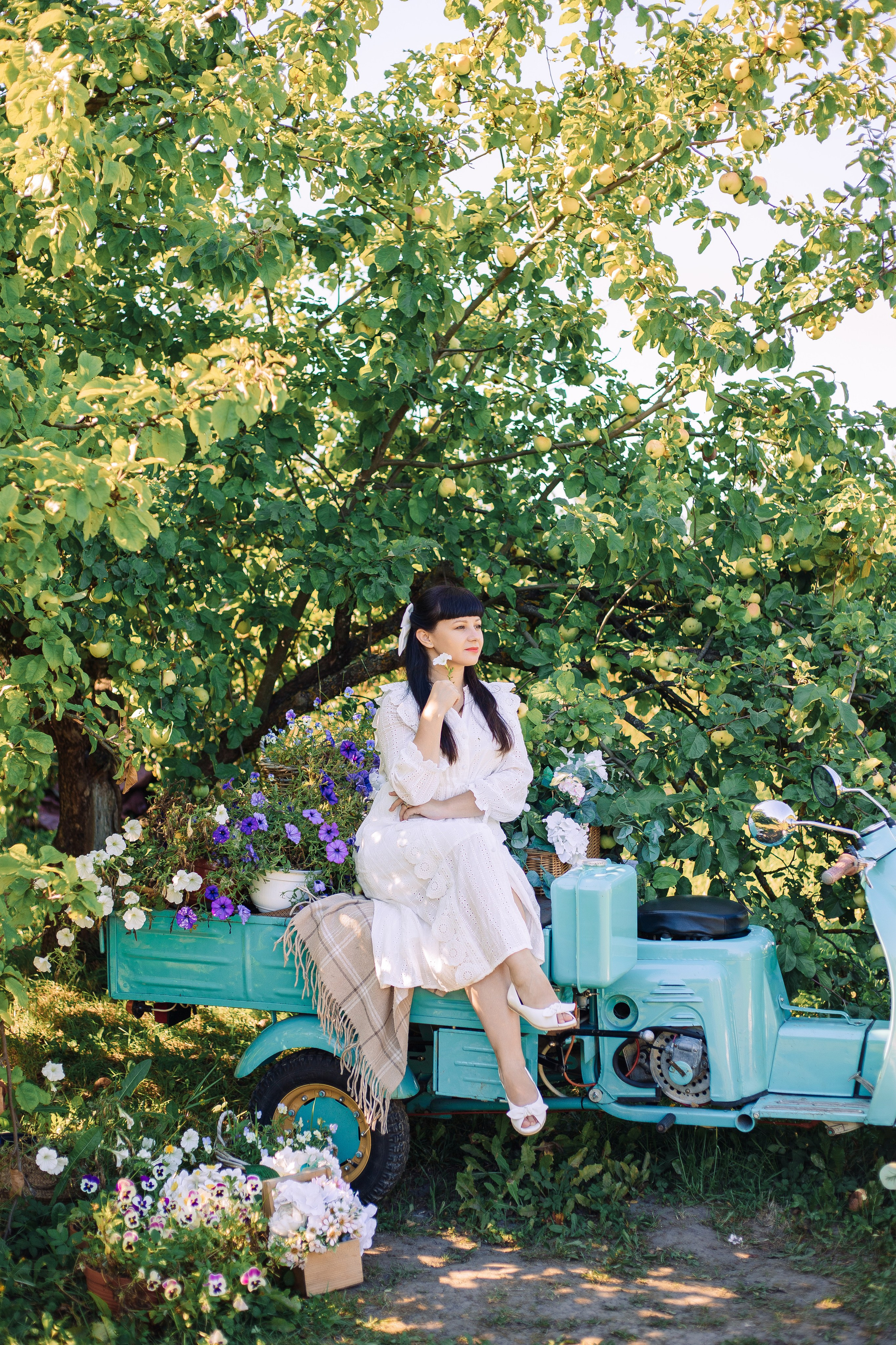 Индивидуальная фотосессия в подсолнухах. Фотограф в Санкт-Петербурге, Анна Скворцова