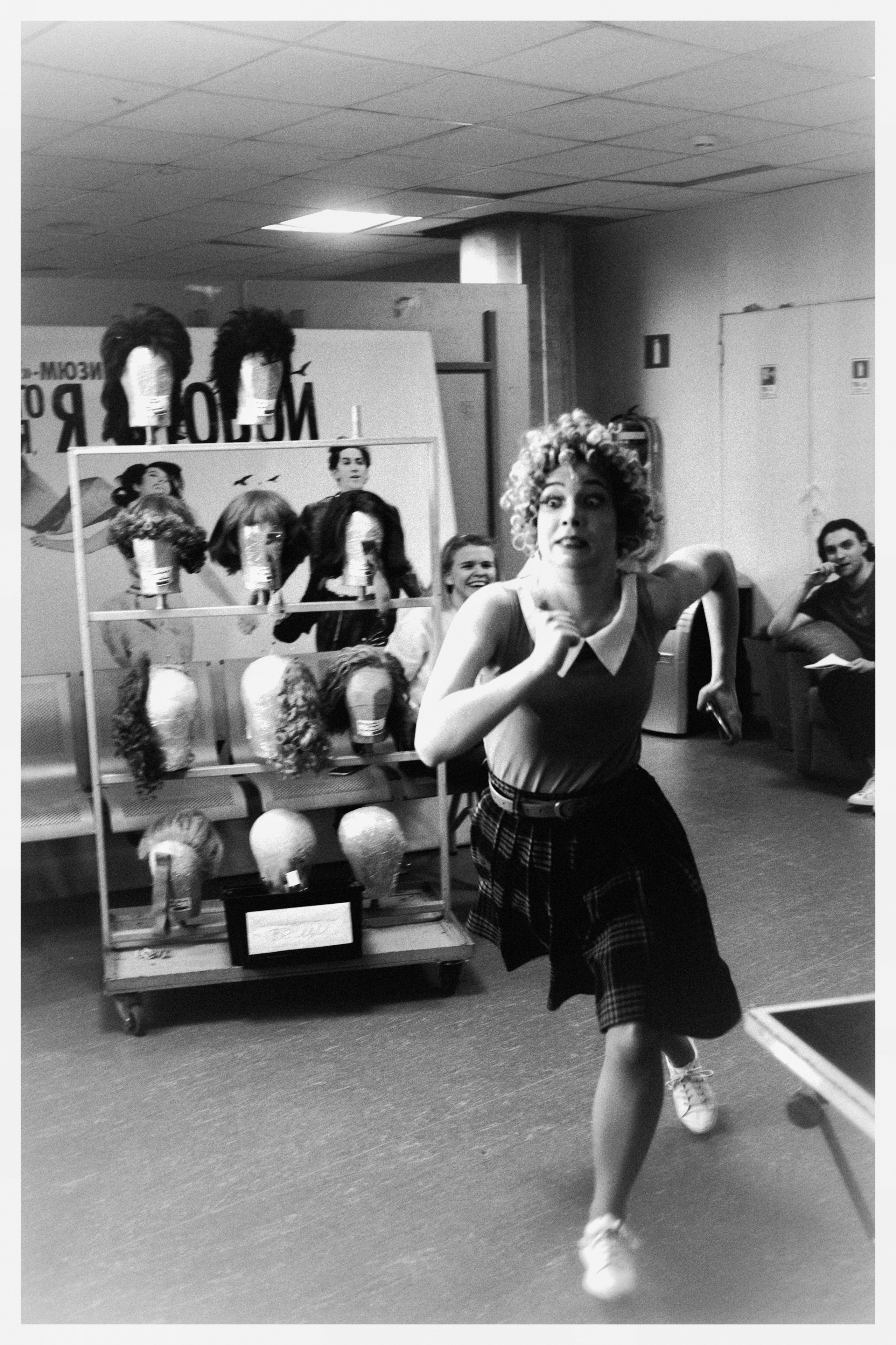 Theatre backstages. Portrait and backstage photographer Nina Crane