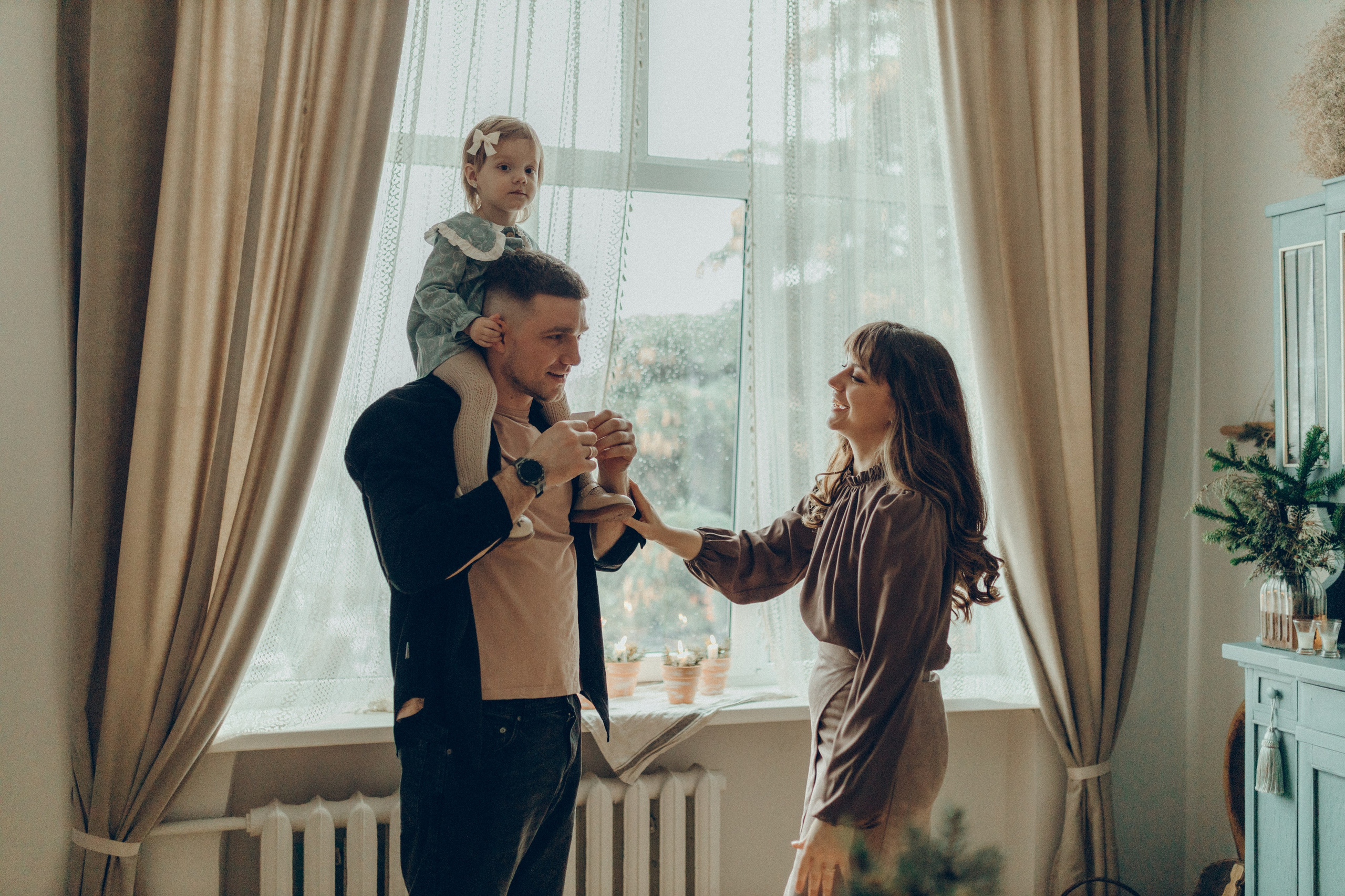 Алла, Кирилл и Катюша. Семейный фотограф и фотограф на роды в Ростове-на-Дону Мухина Виктория