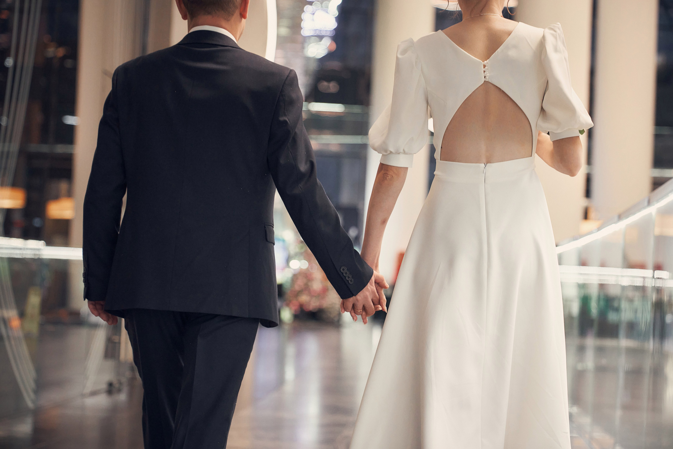 Свадебная Фотосессия в Москва-Сити, ресторан Birds