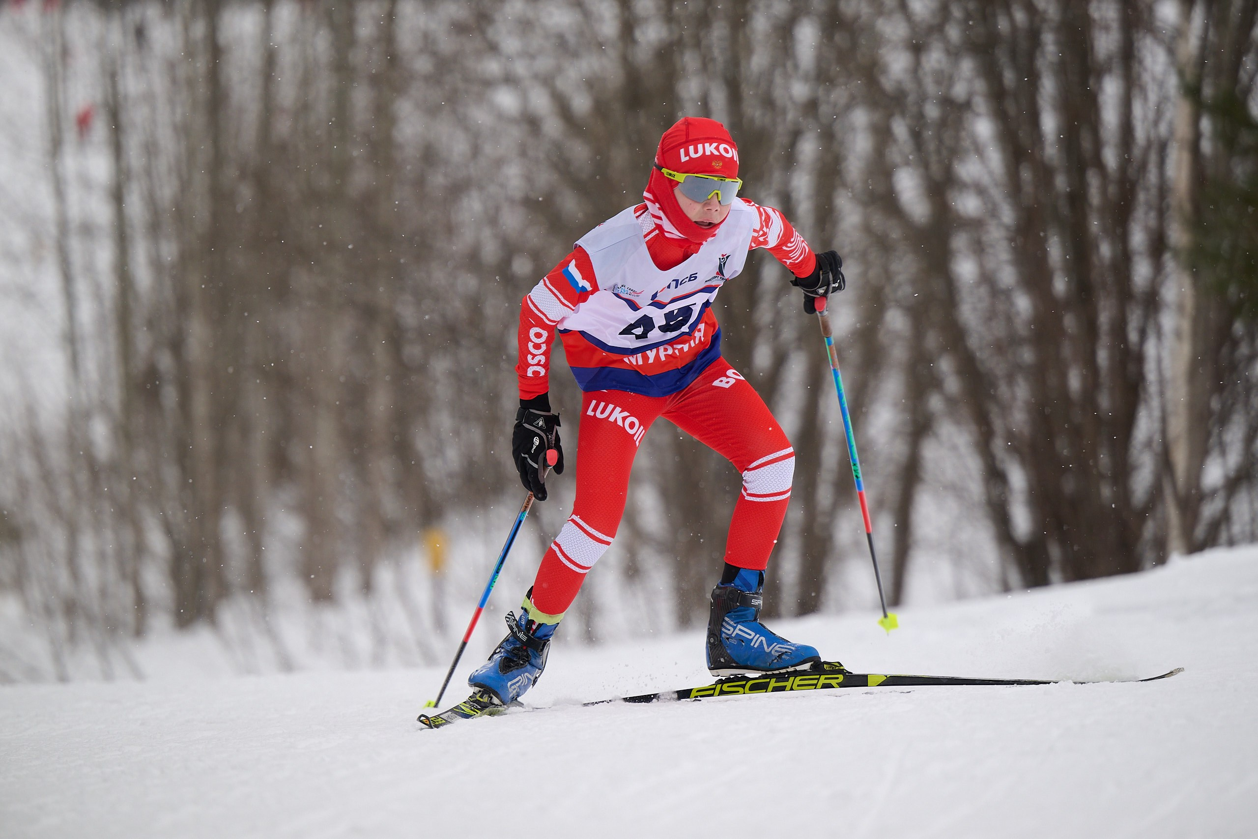 Всероссийские соревнования по лыжным гонкам «Пионерская правда». Ижевс. Спортивный репортажный фотограф в Ижевске Сергей Мерзляков
