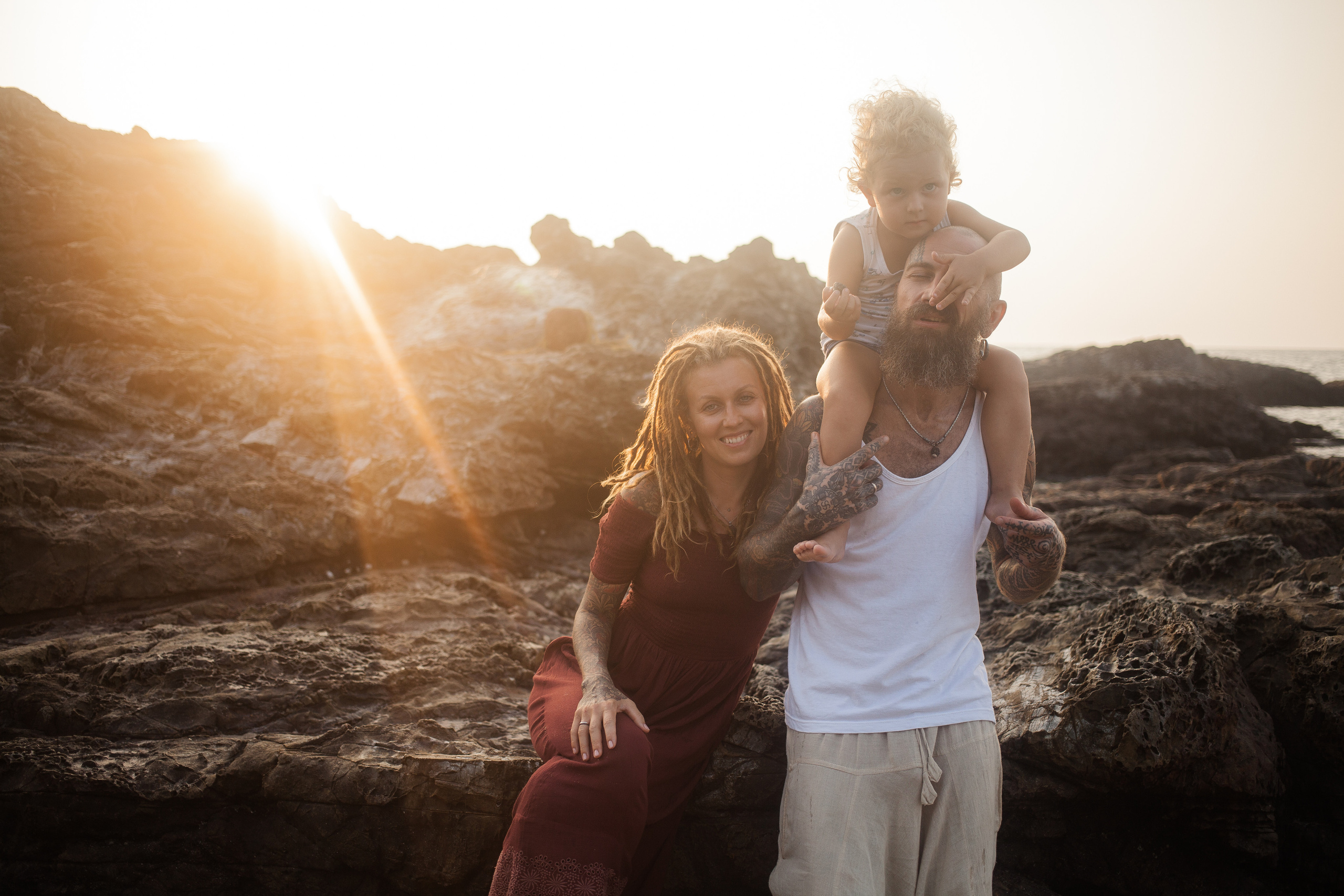 Marya and her family. Darin the photographer