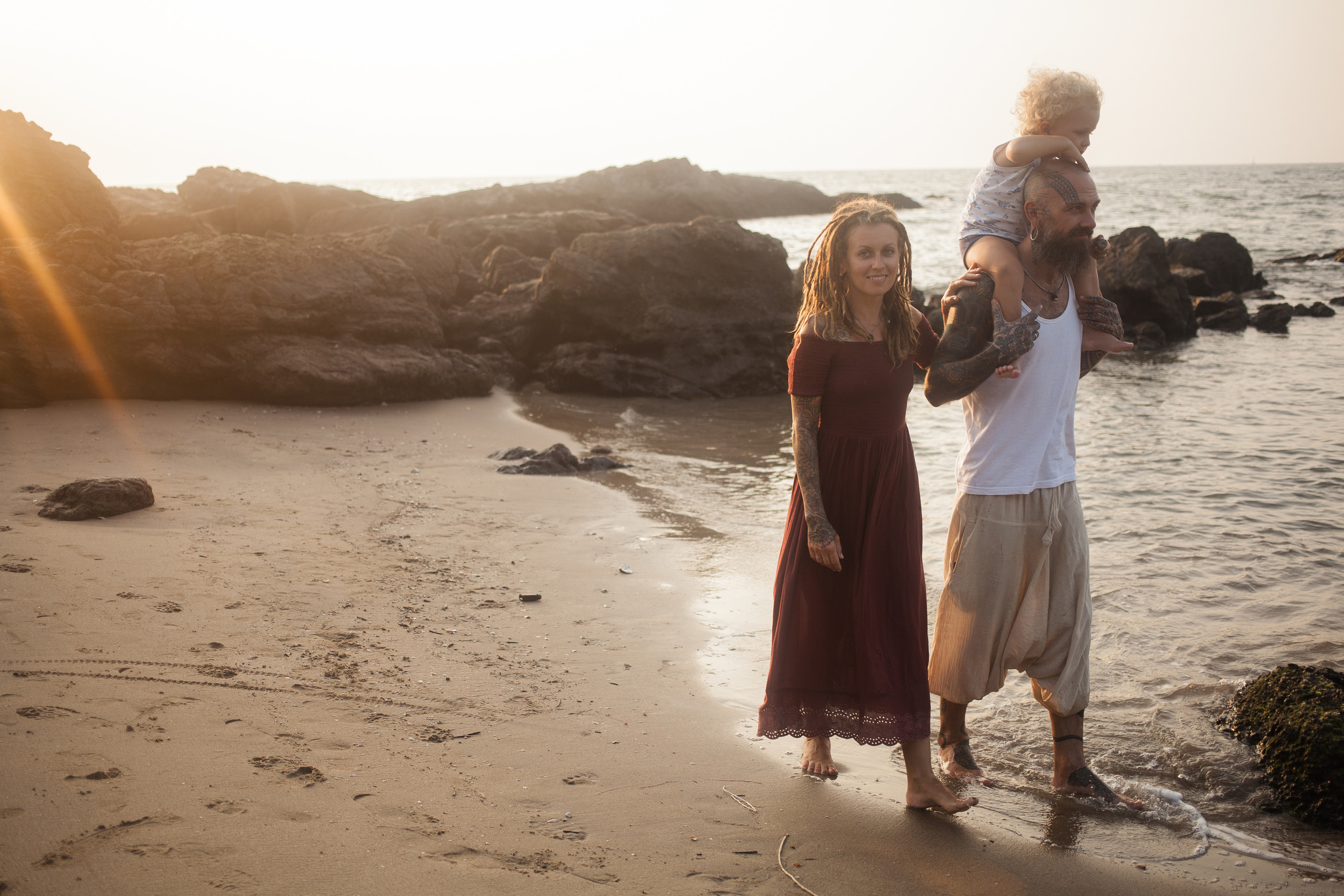 Marya and her family. Darin the photographer