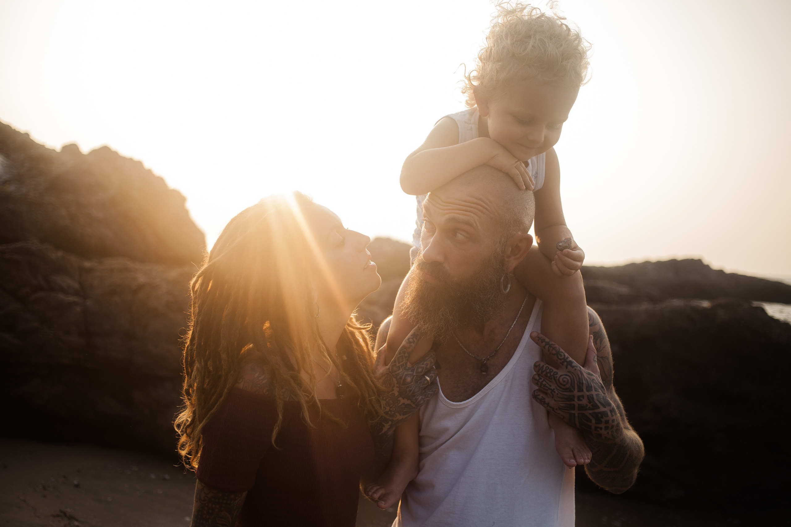 Marya and her family. Darin the photographer