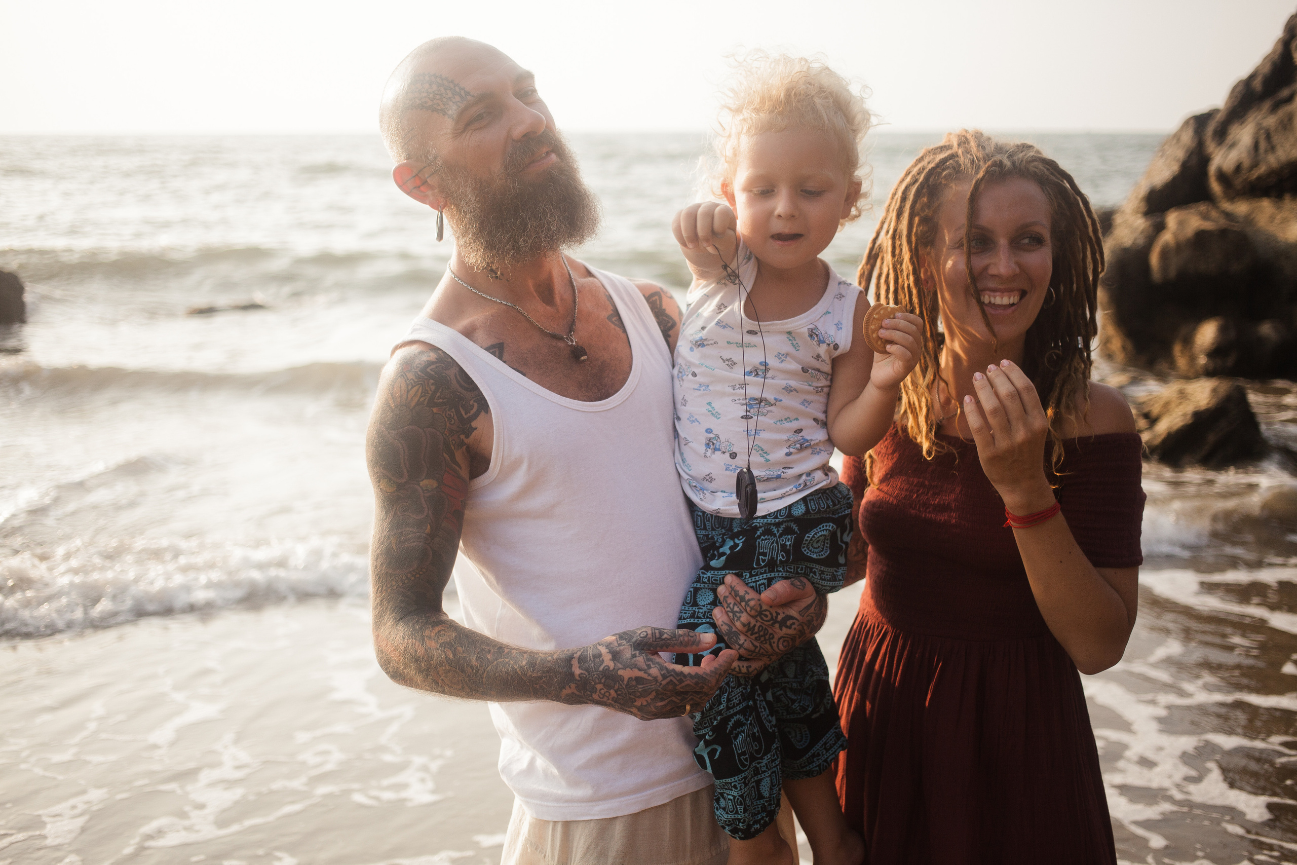 Marya and her family. Darin the photographer