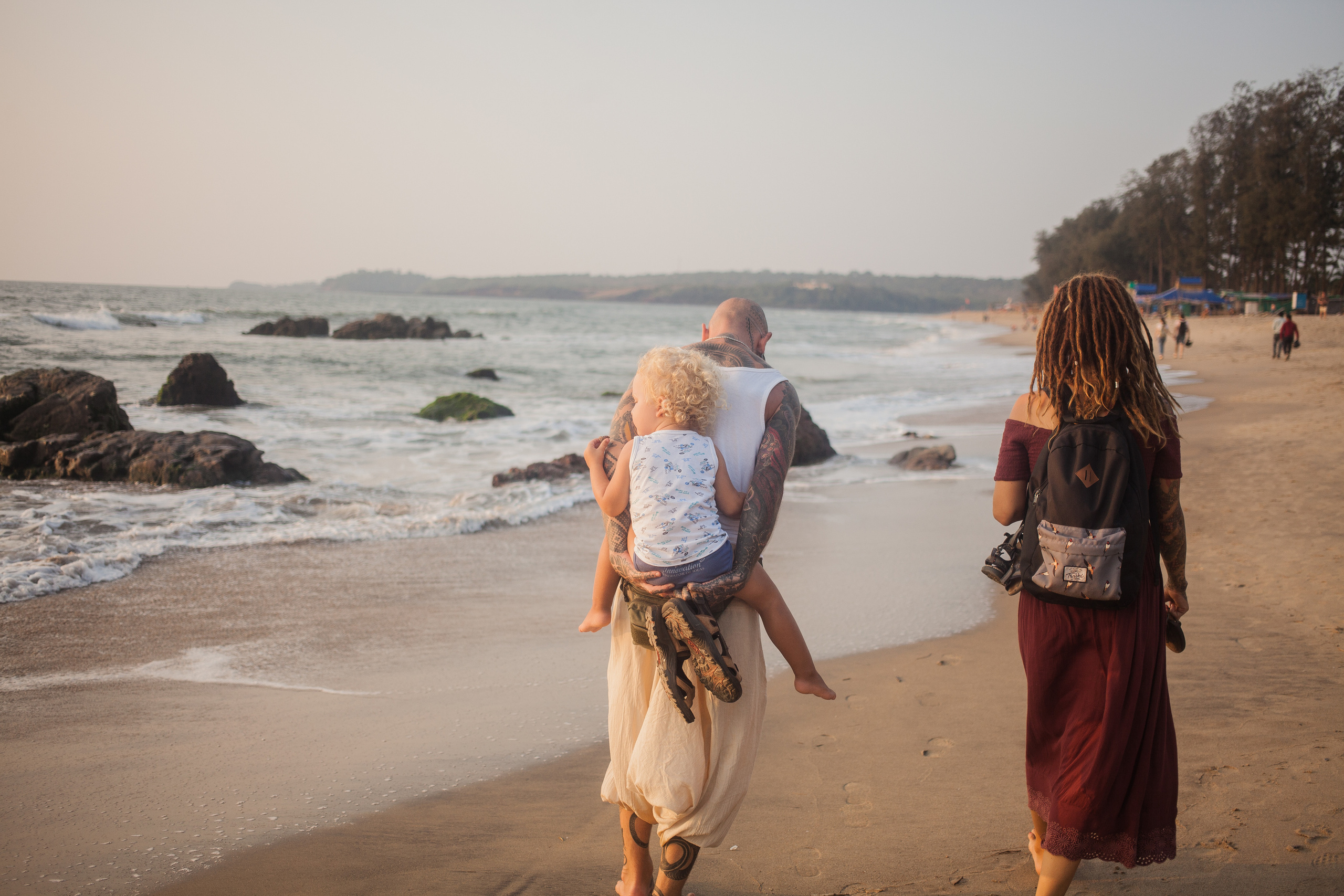 Marya and her family. Darin the photographer