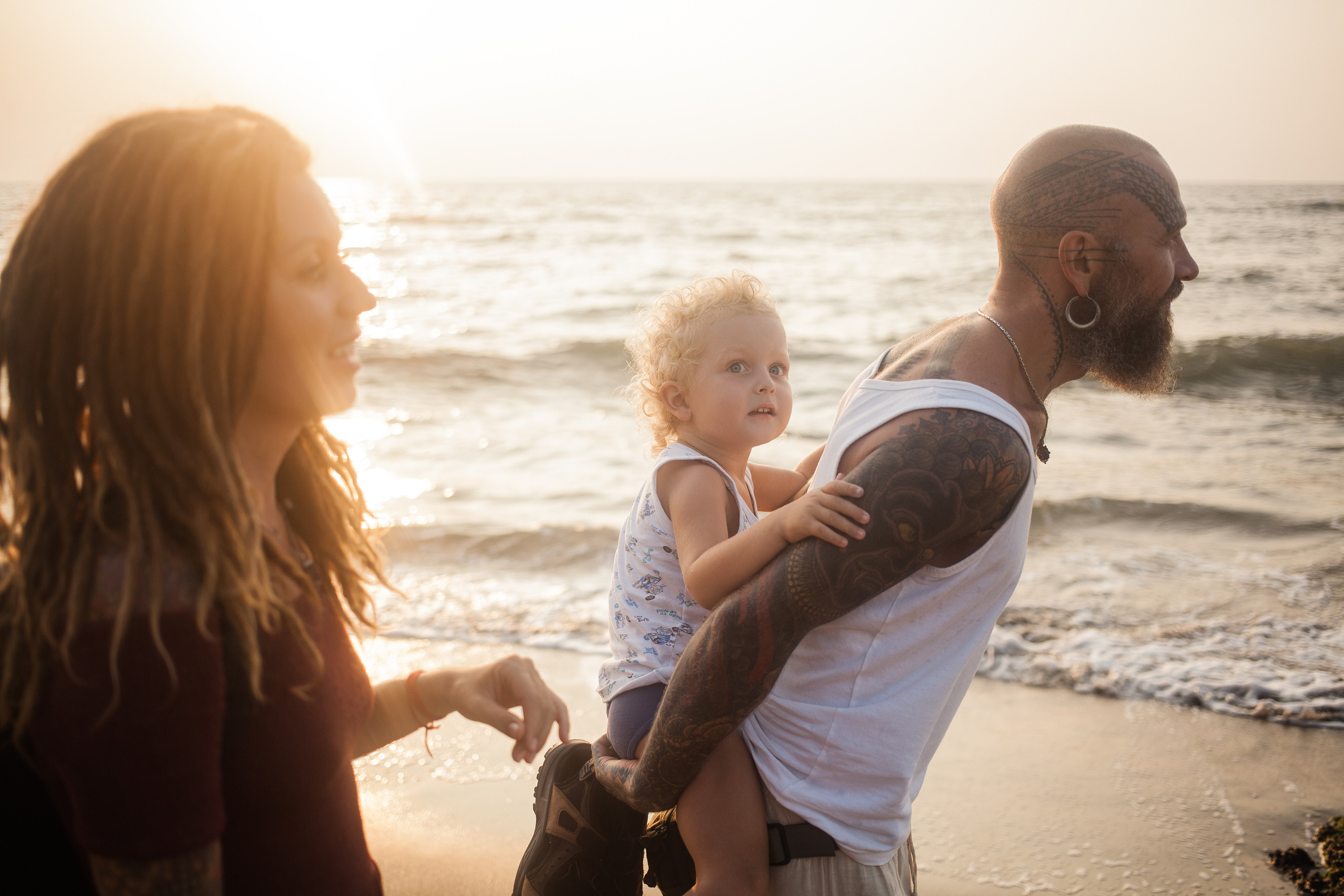 Marya and her family. Darin the photographer