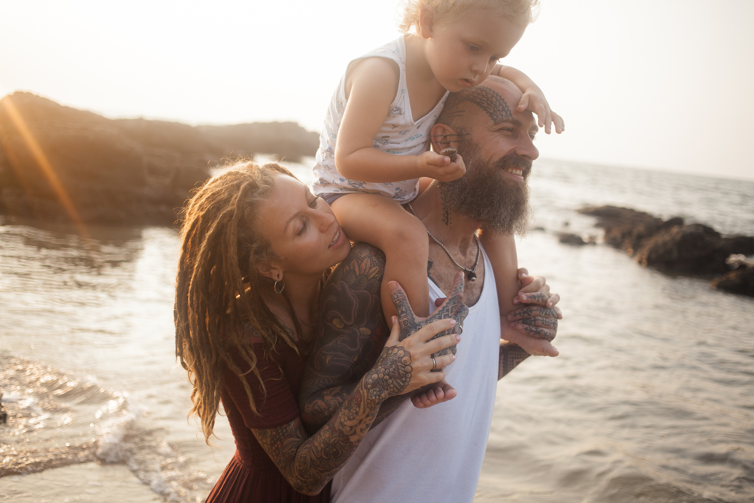 Marya and her family. Darin the photographer