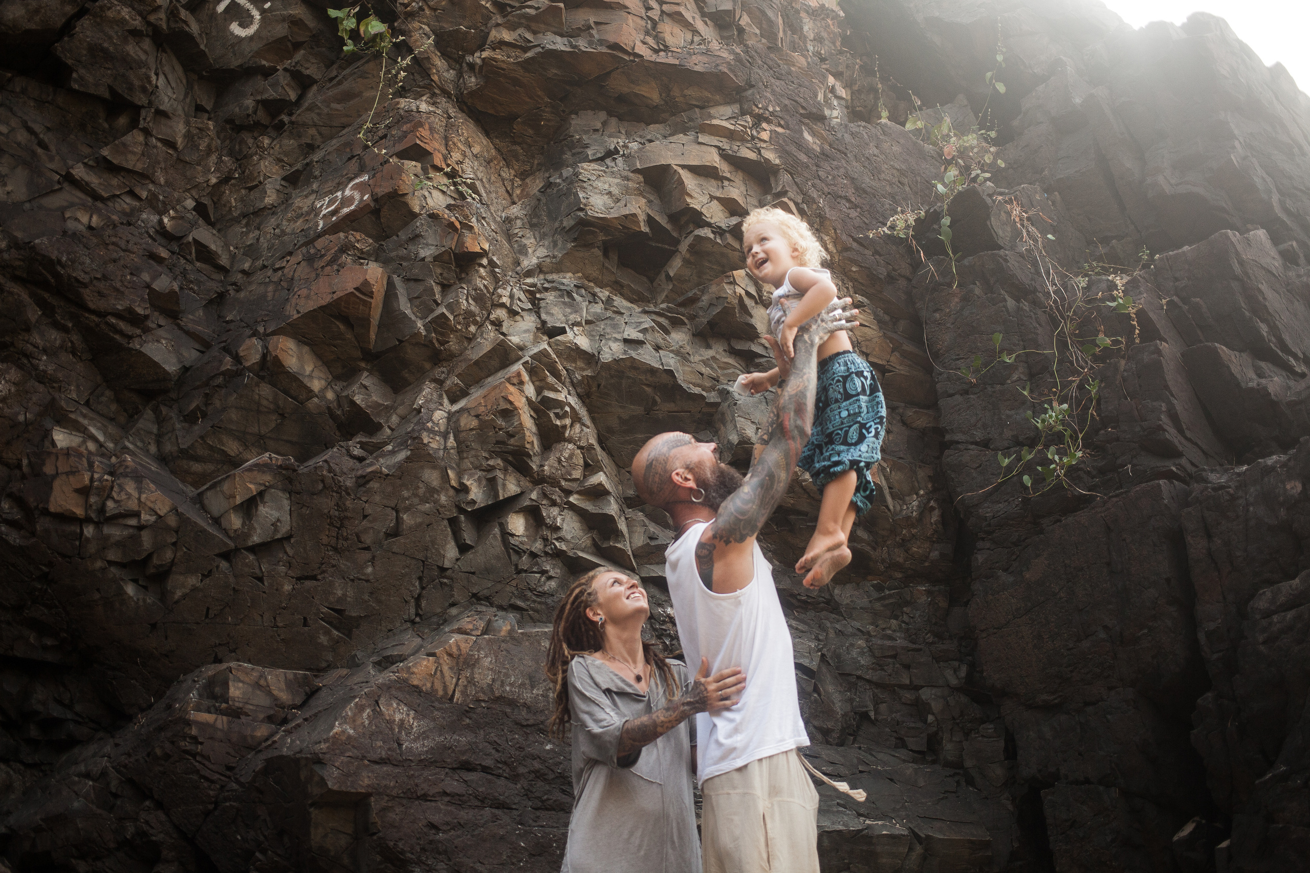 Marya and her family. Darin the photographer