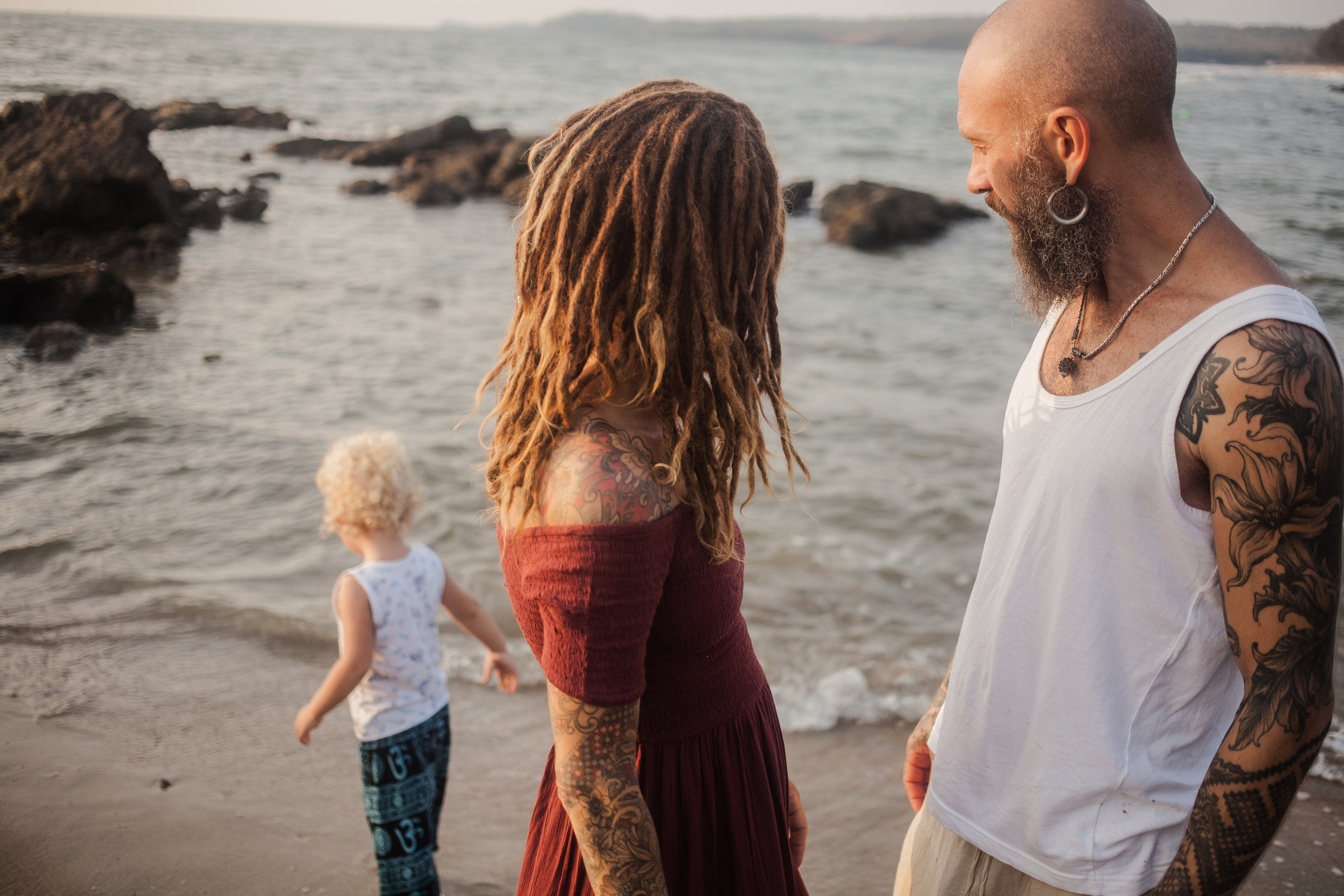 Marya and her family. Darin the photographer