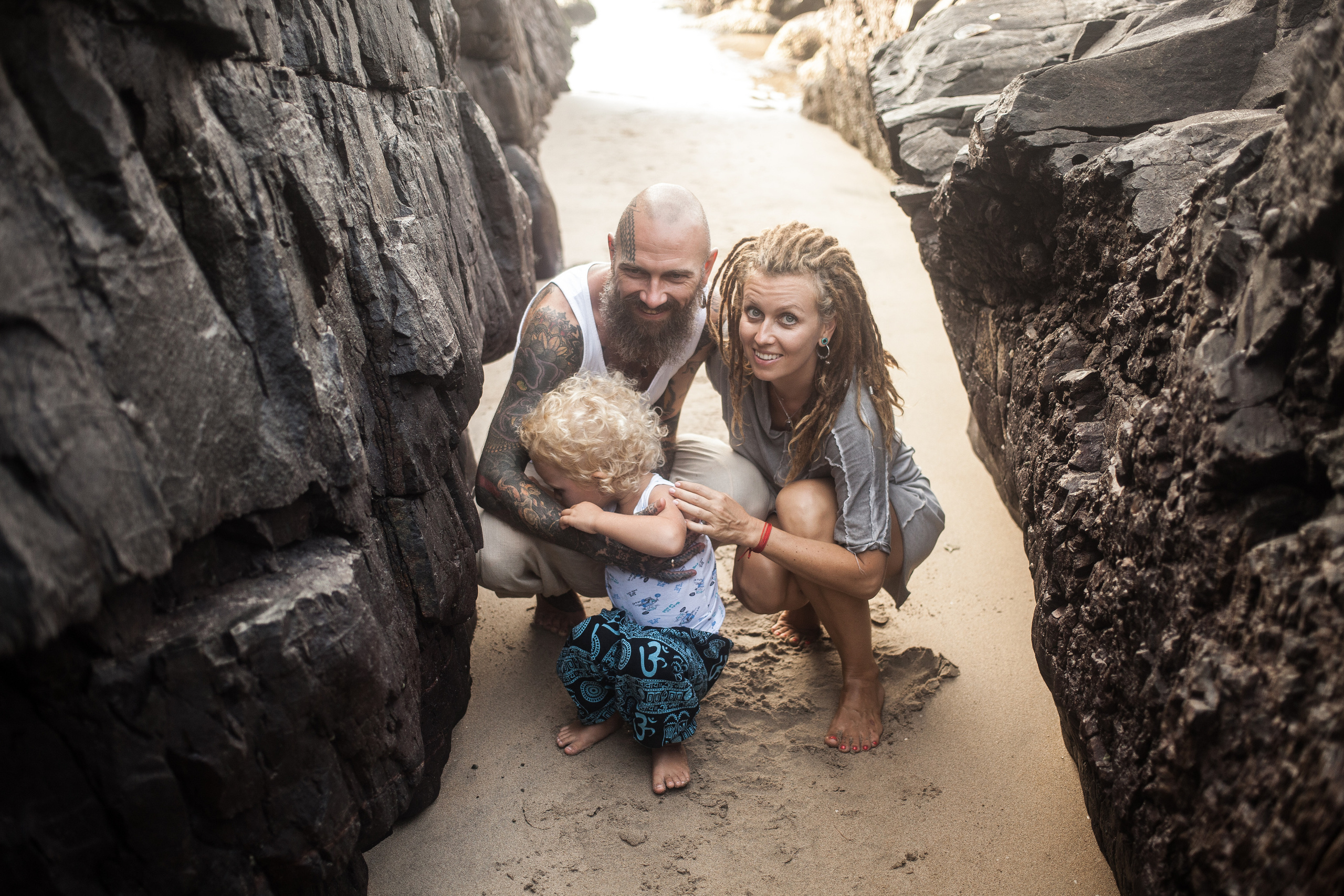 Marya and her family. Darin the photographer