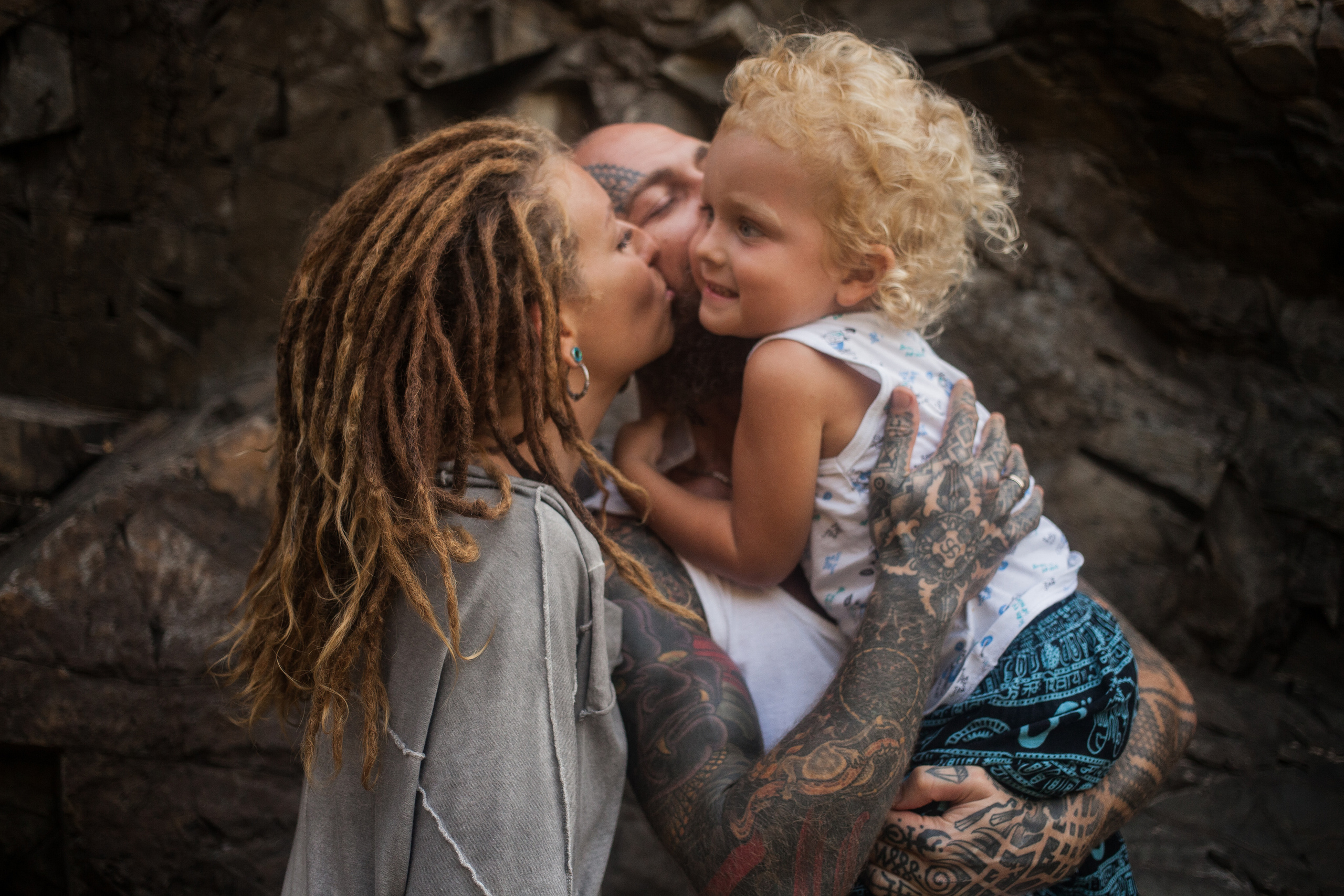 Marya and her family. Darin the photographer