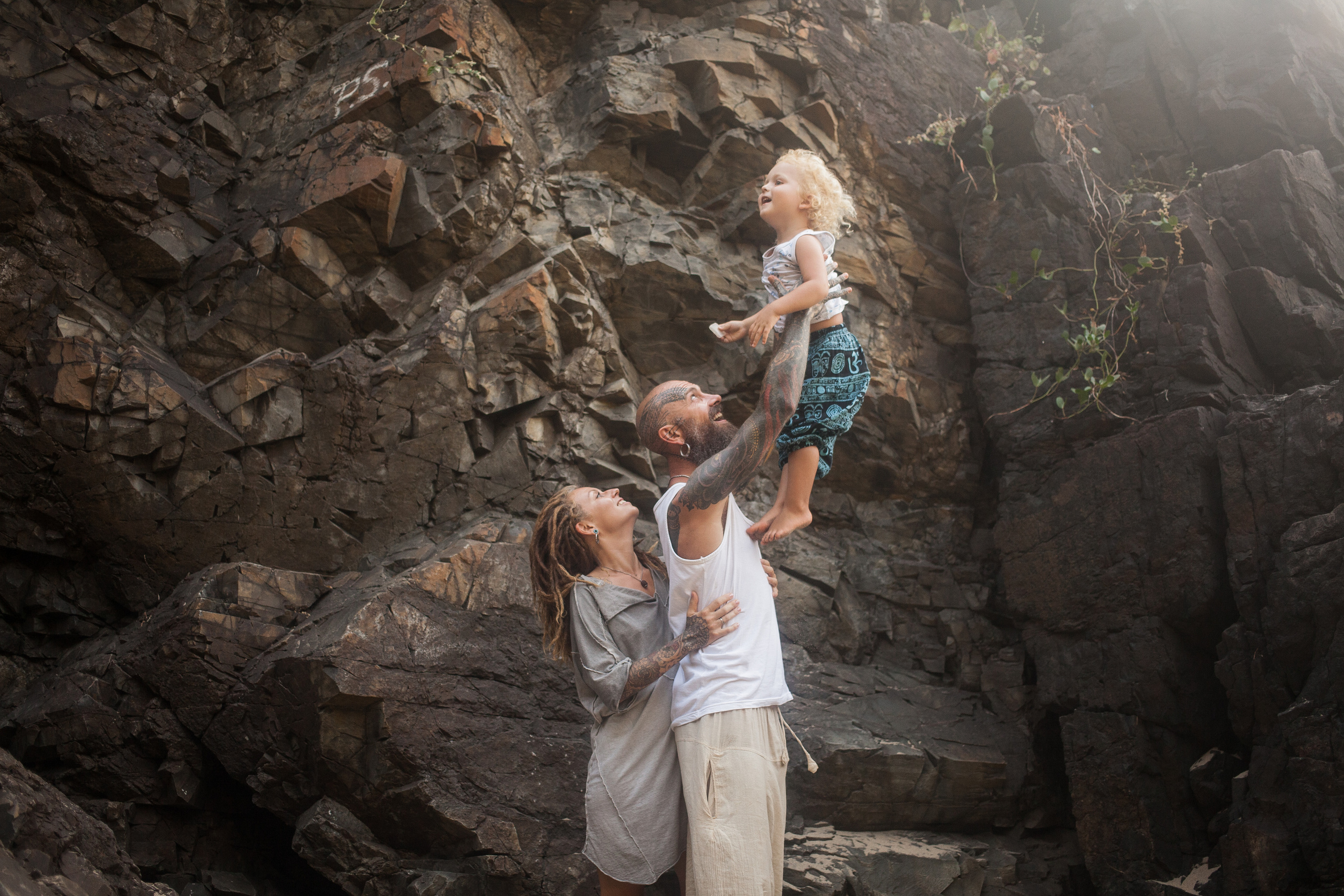 Marya and her family. Darin the photographer