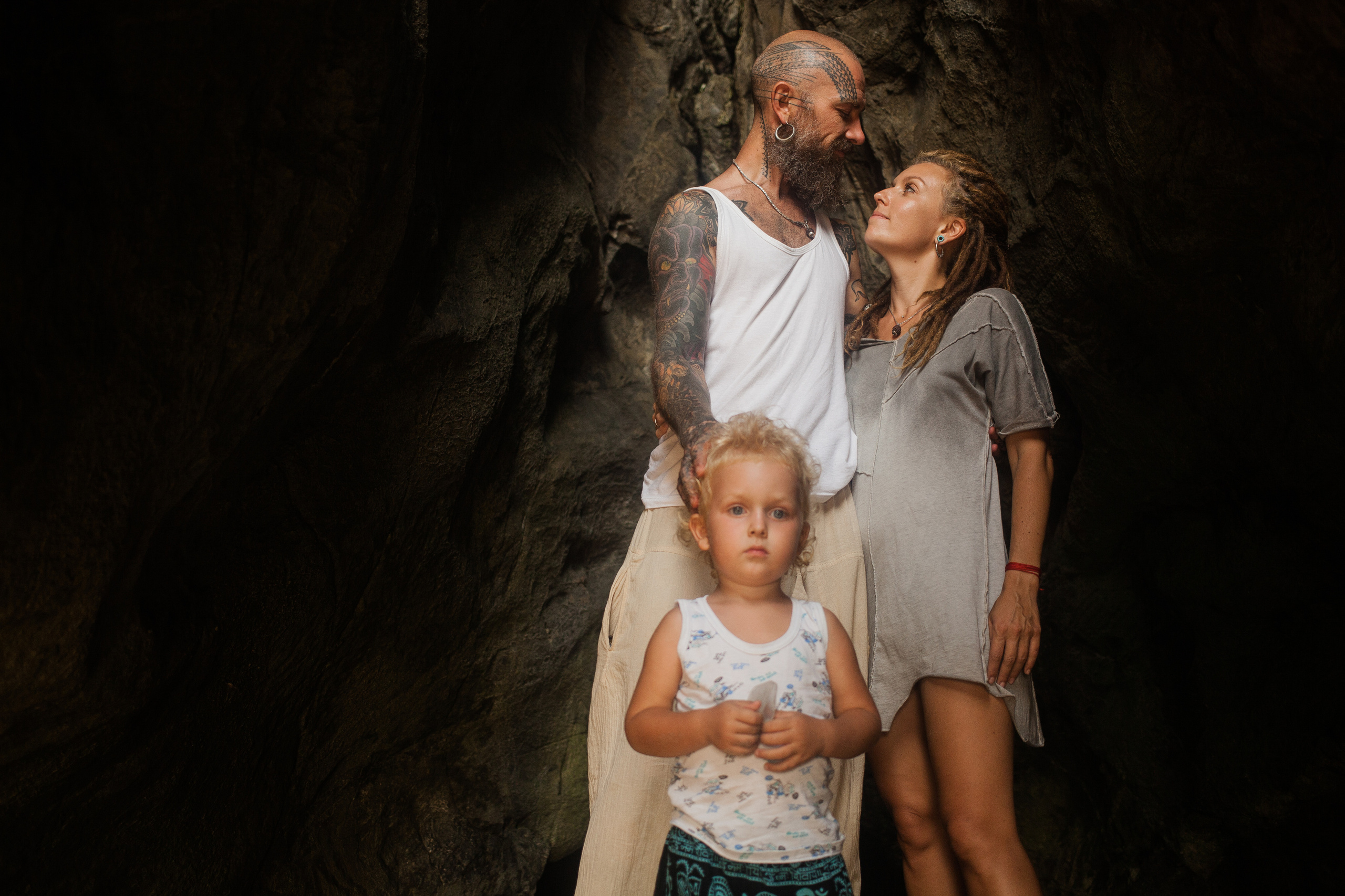 Marya and her family. Darin the photographer