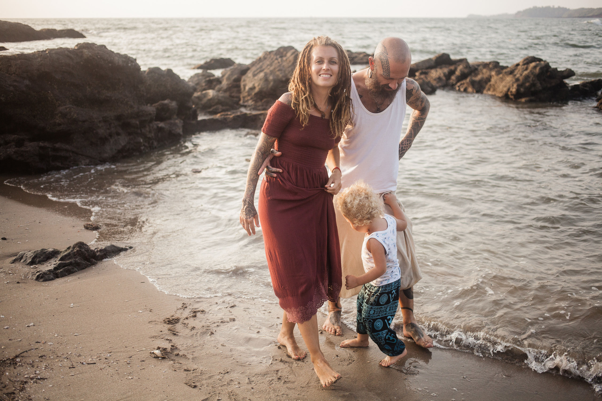 Marya and her family. Darin the photographer