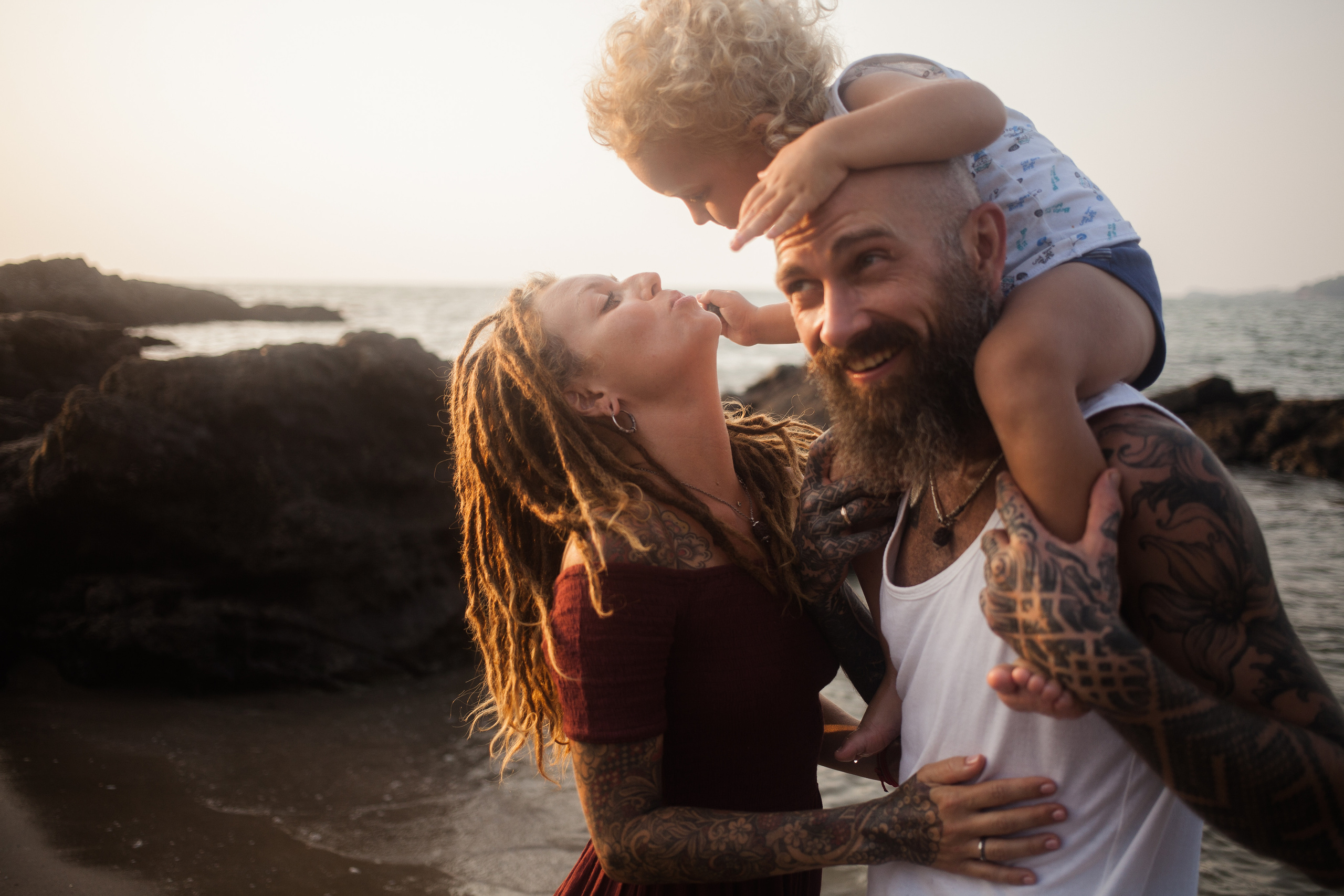 Marya and her family. Darin the photographer