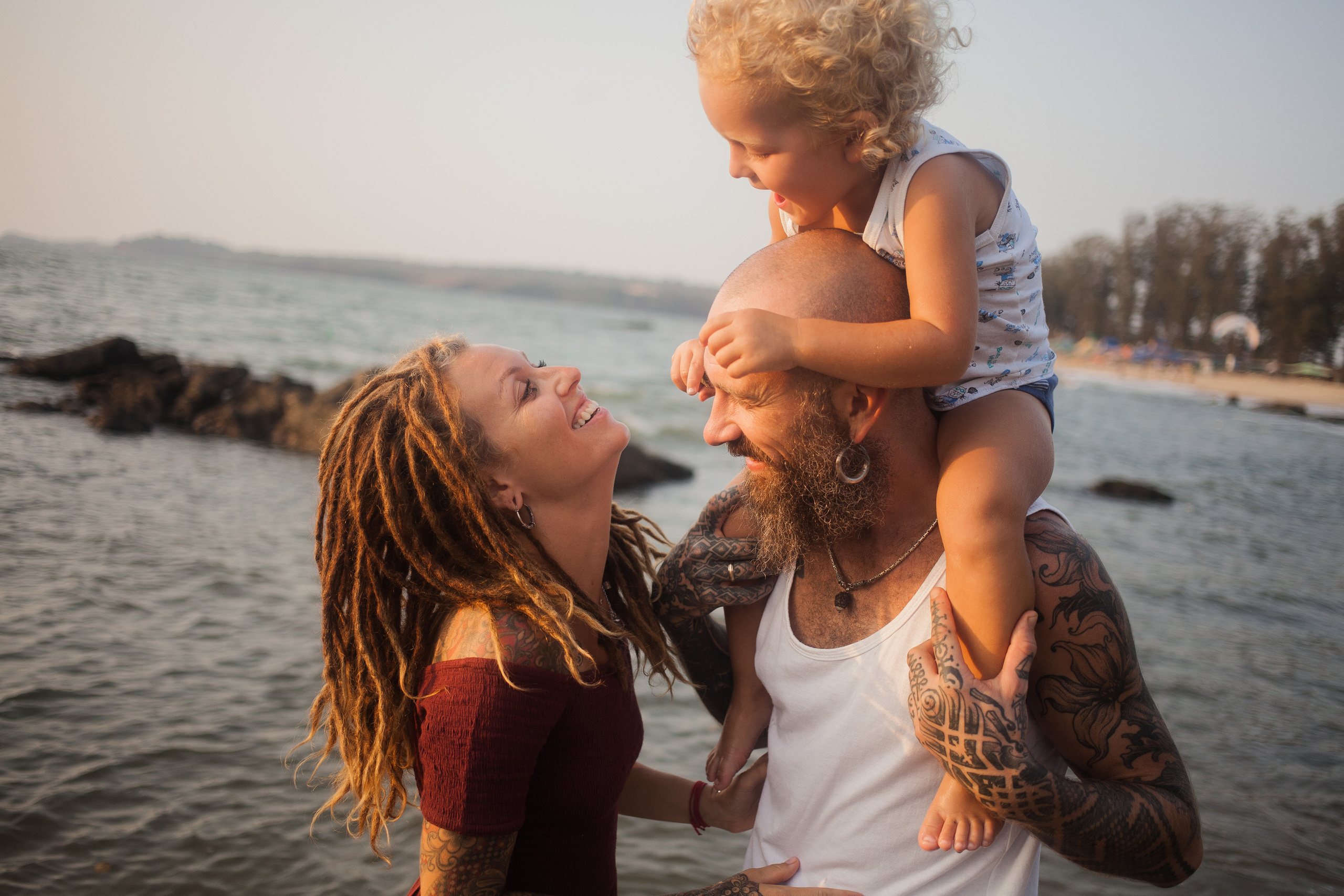 Marya and her family. Darin the photographer