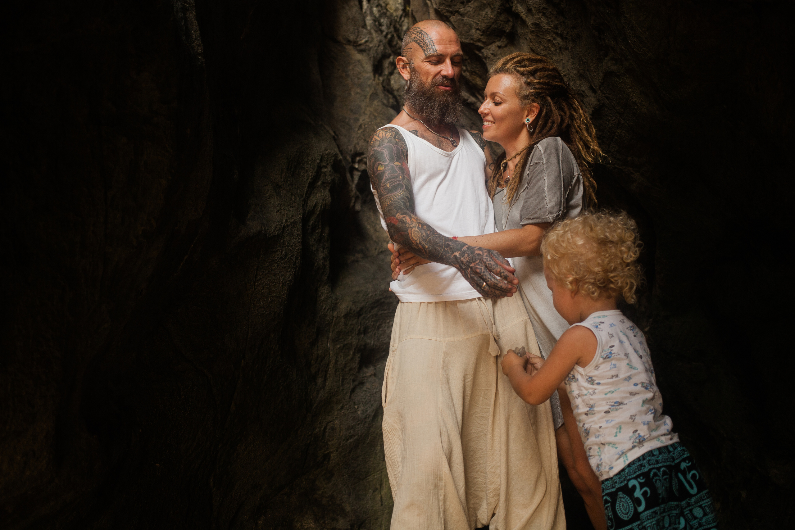 Marya and her family. Darin the photographer