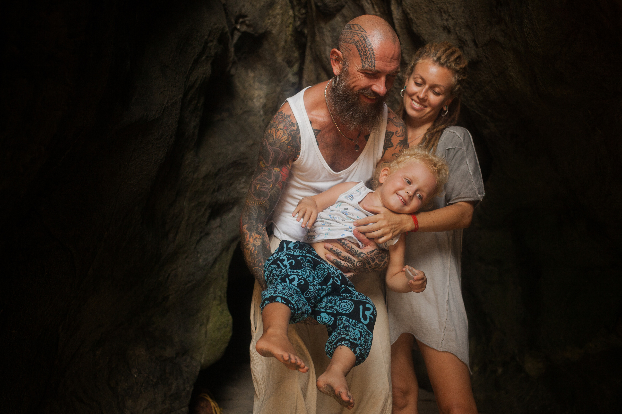 Marya and her family. Darin the photographer