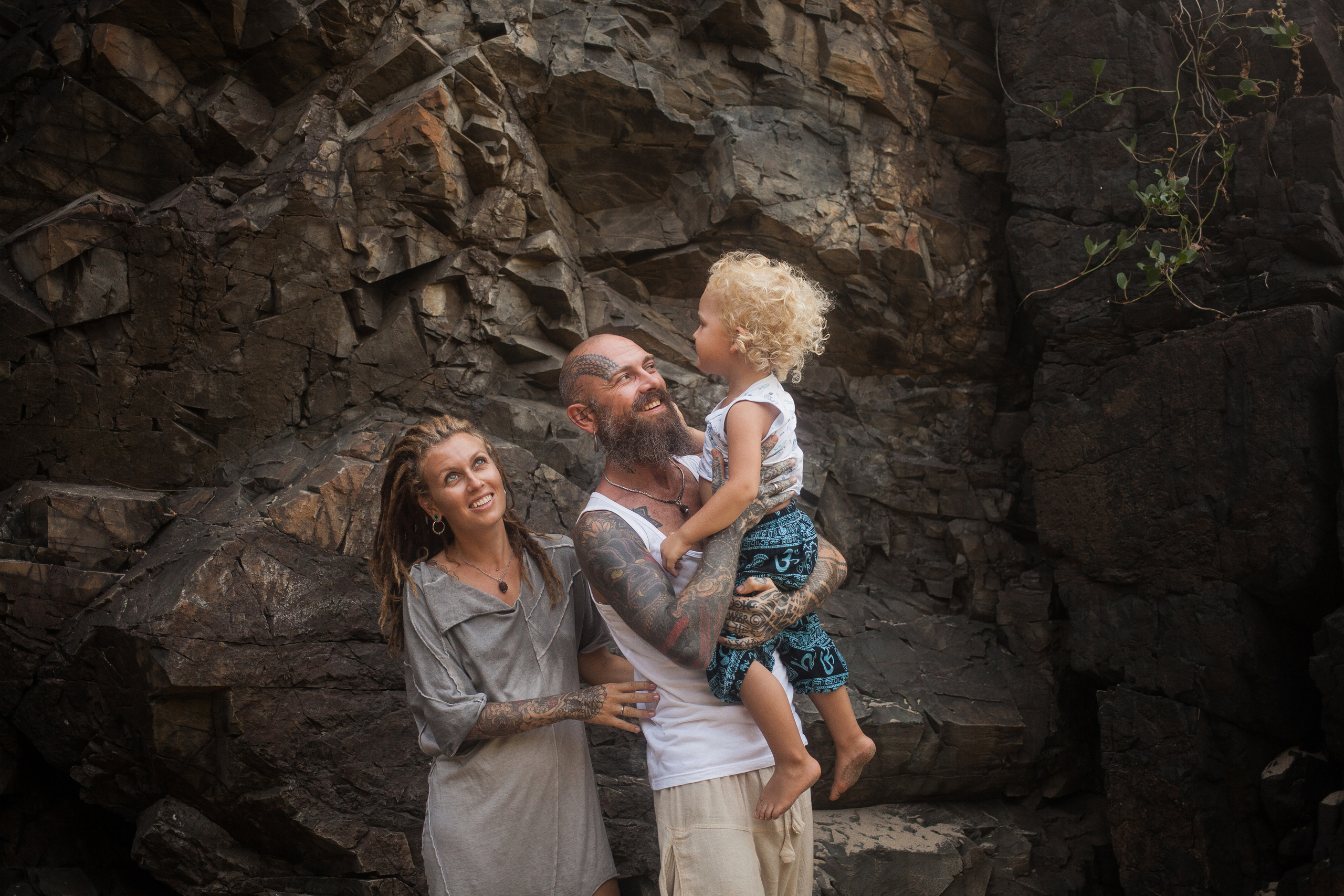 Marya and her family. Darin the photographer