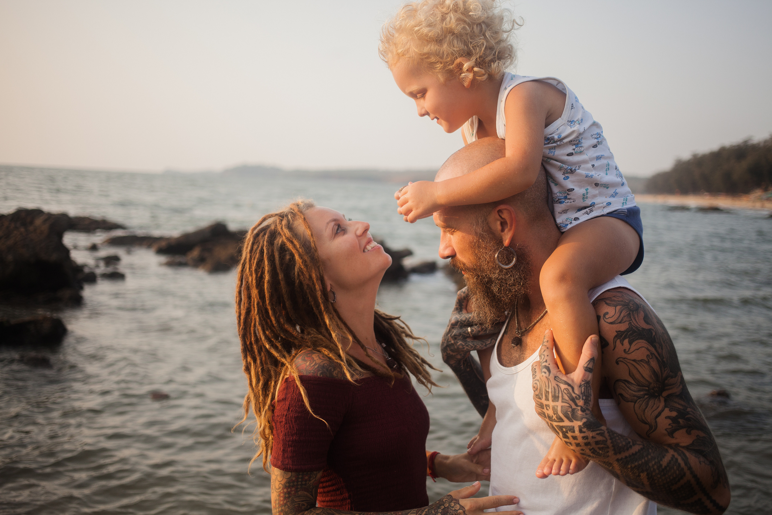 Marya and her family. Darin the photographer
