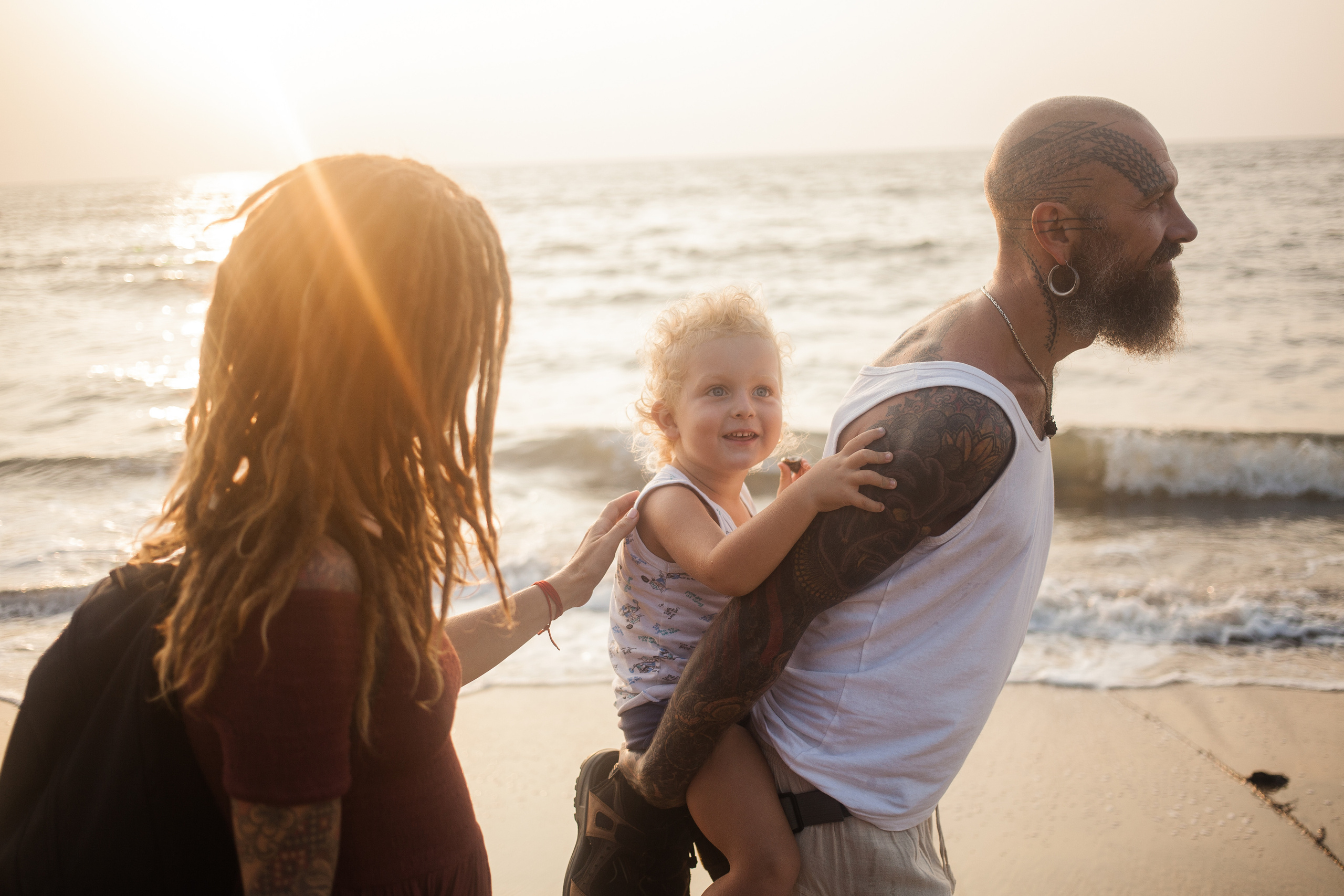 Marya and her family. Darin the photographer