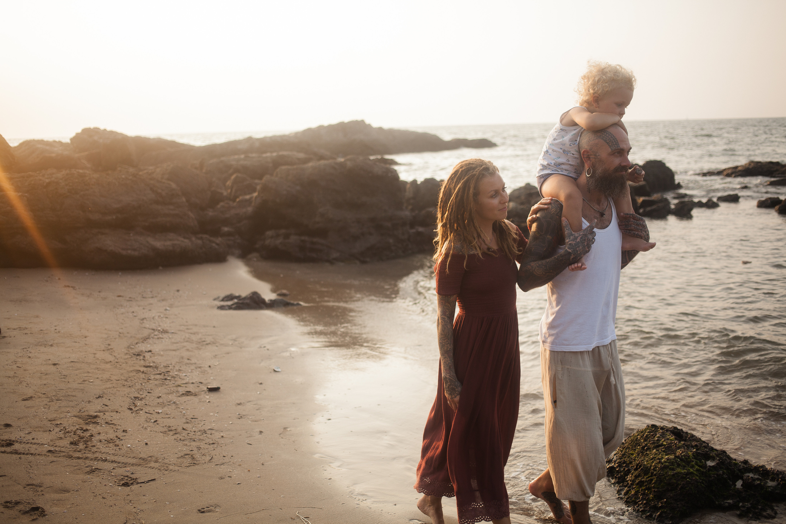 Marya and her family. Darin the photographer