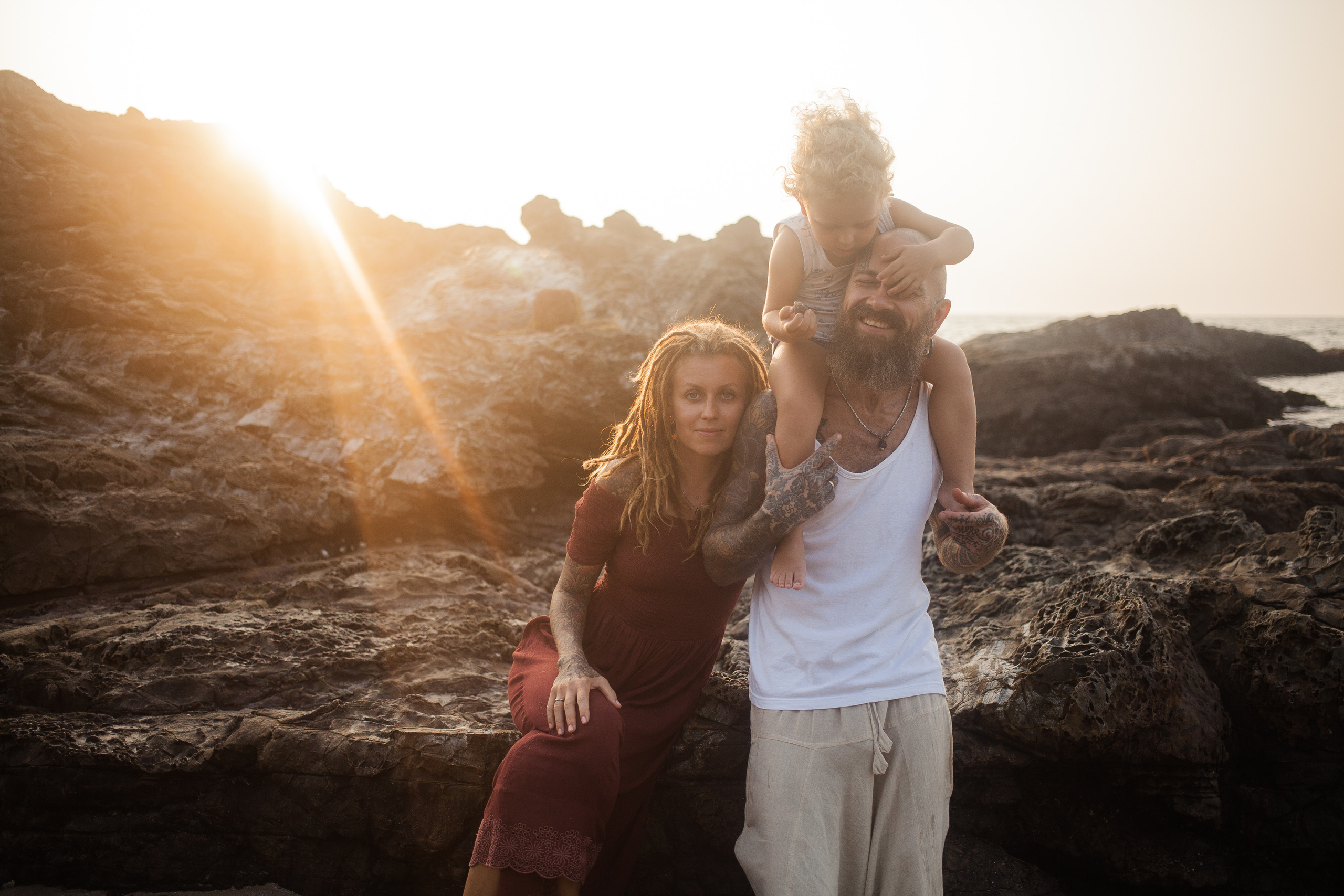 Marya and her family. Darin the photographer