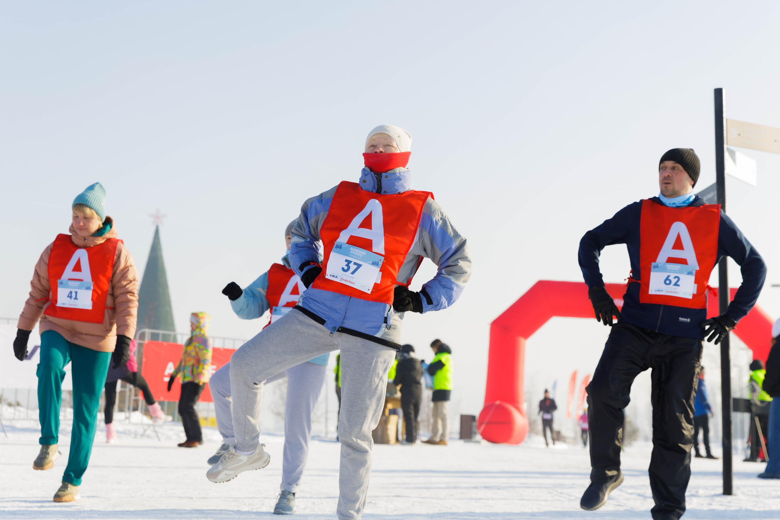 Альфа — Банк. Зимний кросс. Репортажный фотограф в Новосибирске Алена Помазунова