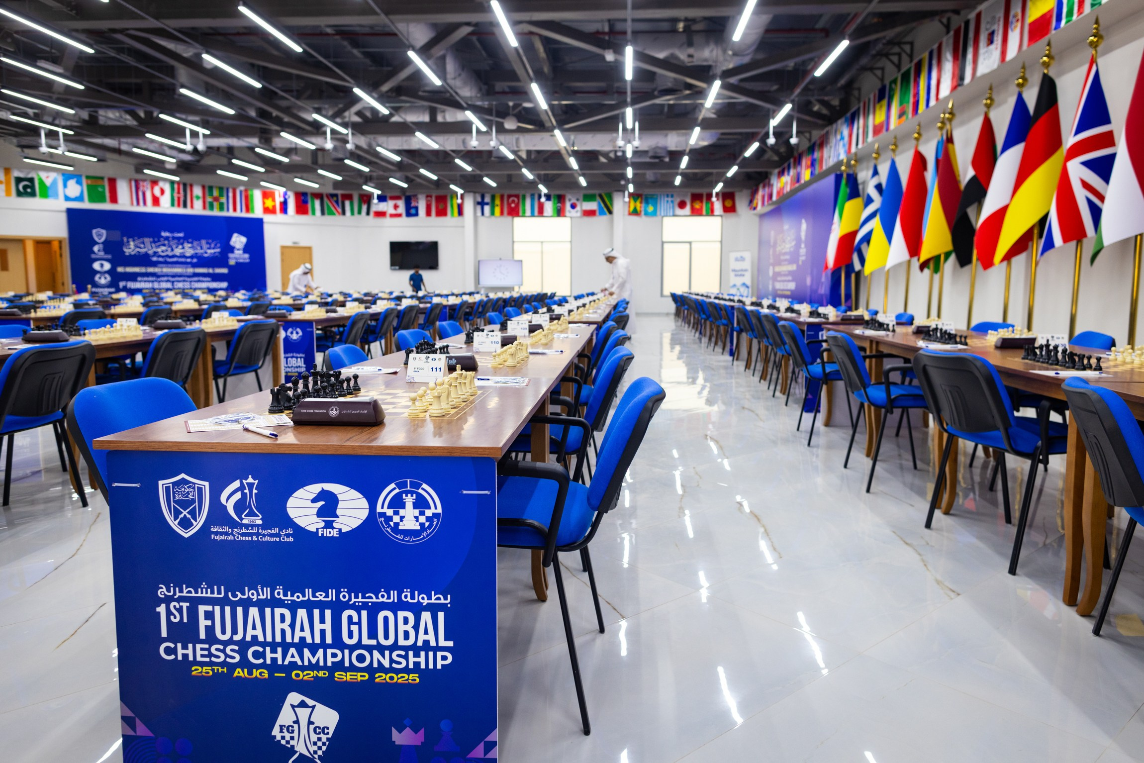 2025.08.25 1st. FUJAIRAH GLOBAL Chess Championship — Round1. Фотограф Анна Штурман (репортажная съёмка любых событий и мероприятий) Anna Shtourman photographer