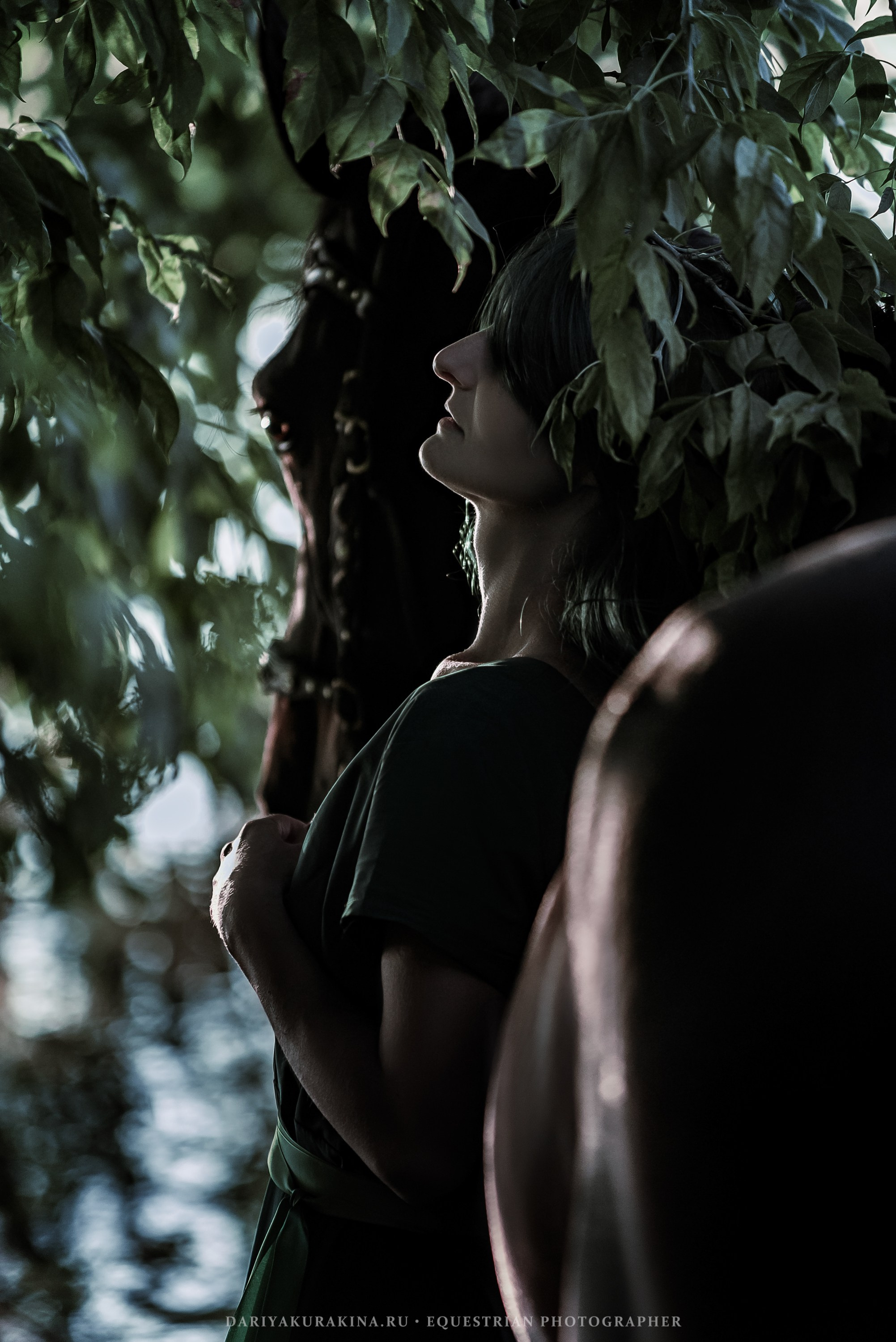 Мрачная русалка. Конный фотограф Куракина Дарья • Фотосессии с лошадьми