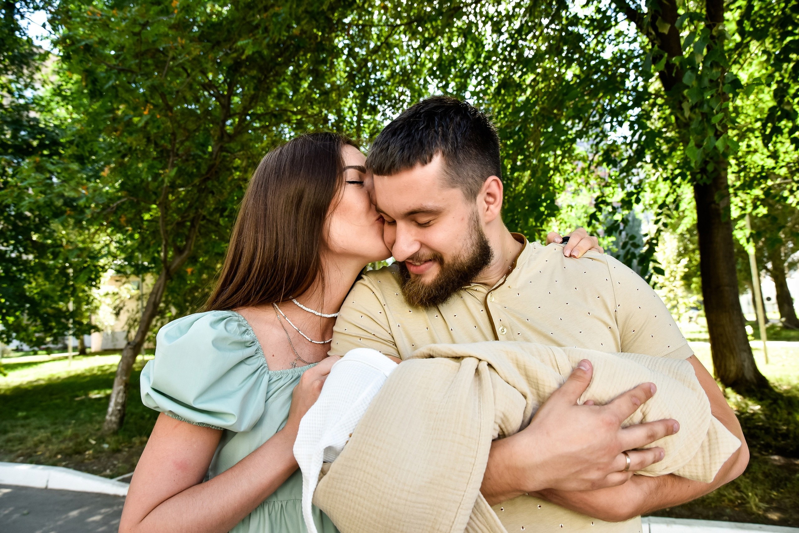 Фотосессия выписки из роддома в Самаре