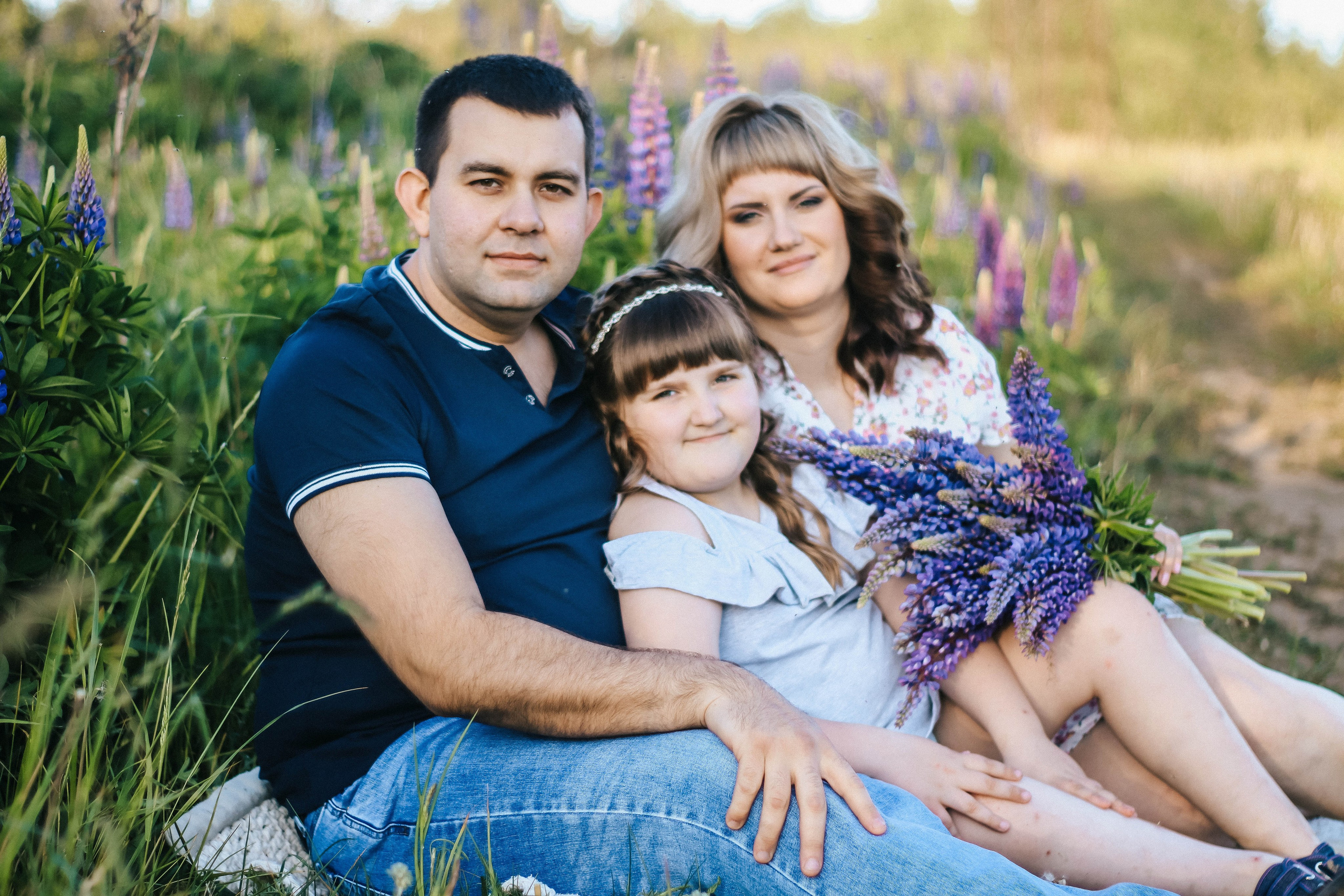 Семья Полянских. Фотограф Дарья Маташкова