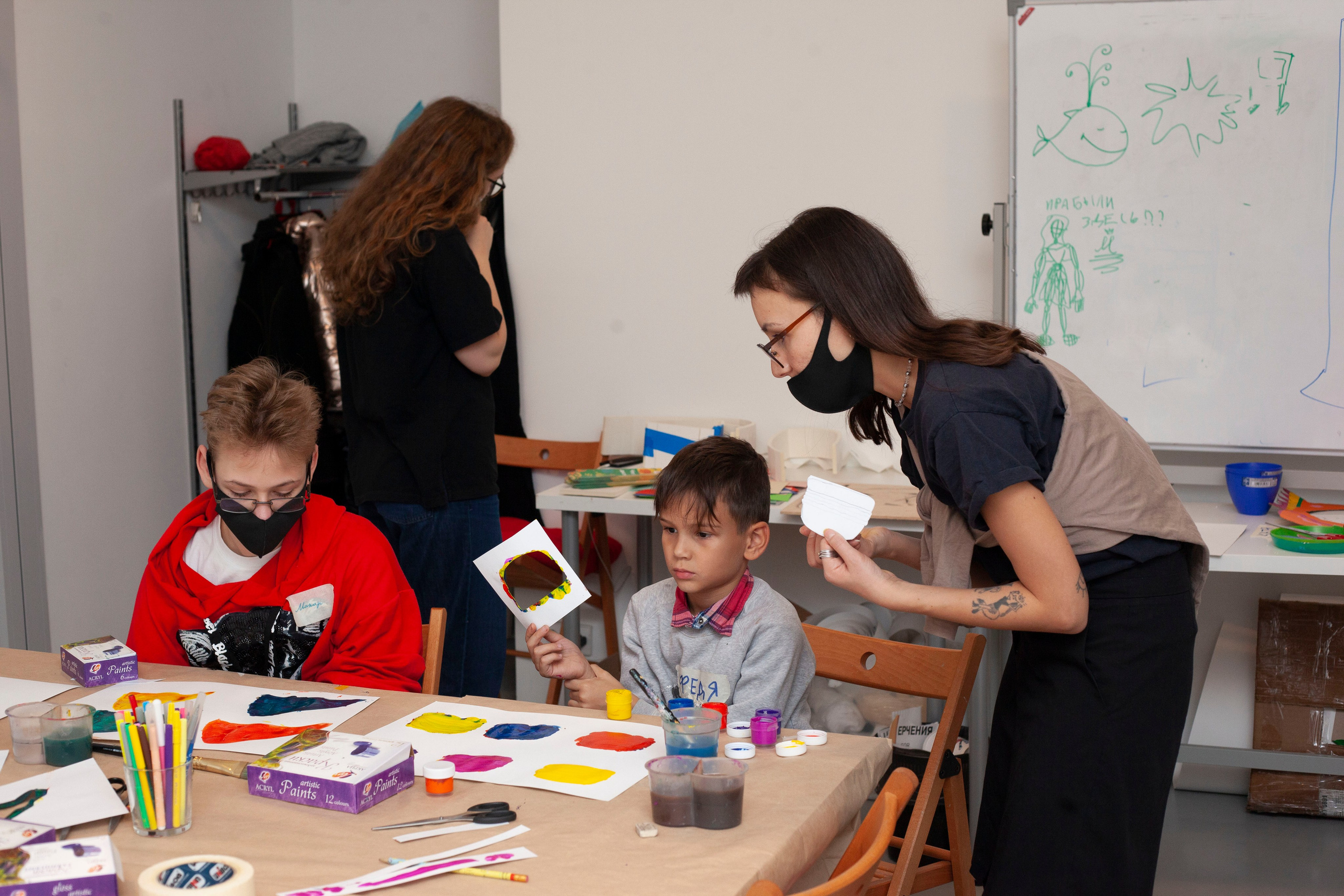 Детский мастер-класс в ММОМА. Stanislav Baryshev — People. Emotions. Atmosphere