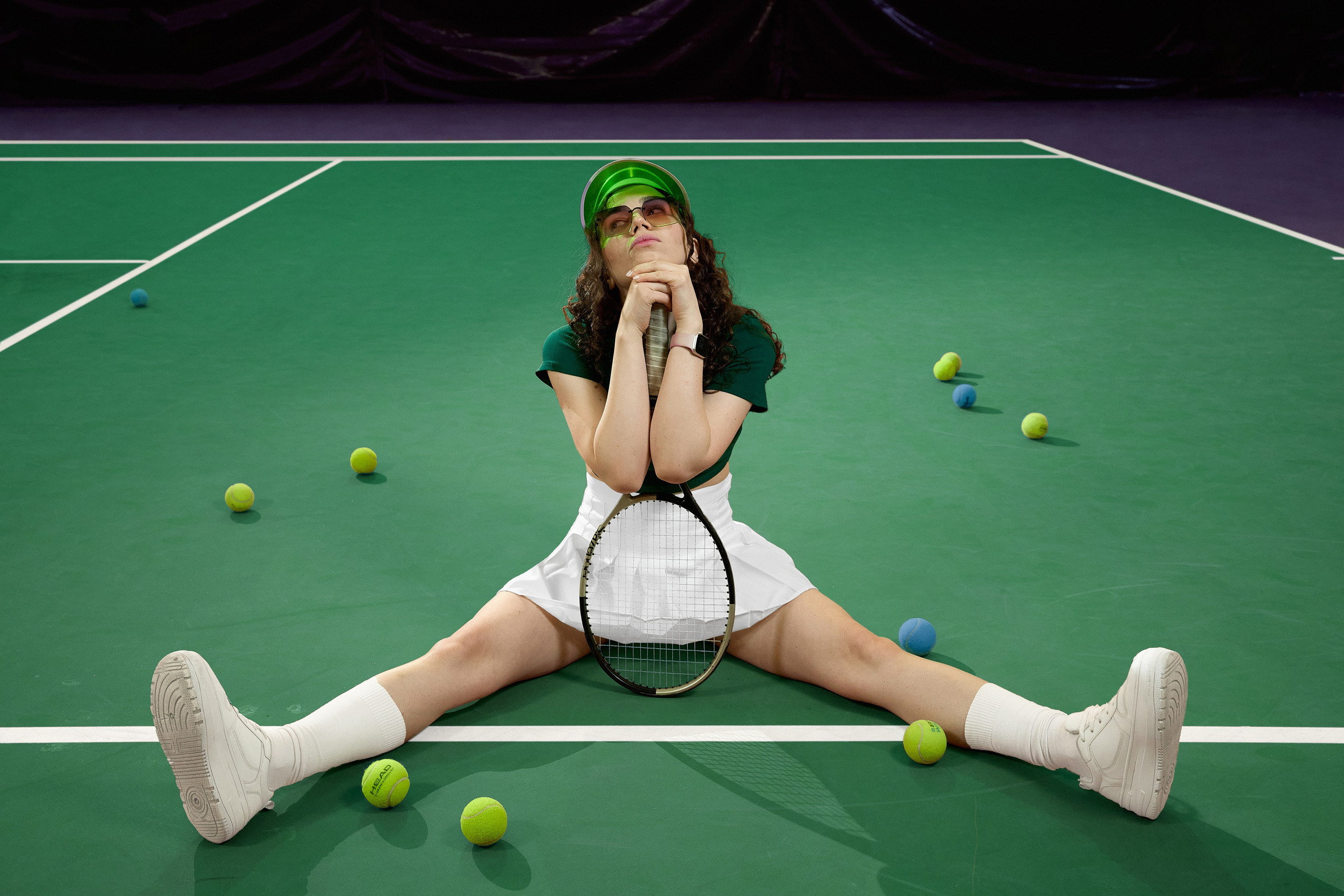 Лиза, теннисный корт «Луна». Предметный и репортажный фотограф Алексей Кротов