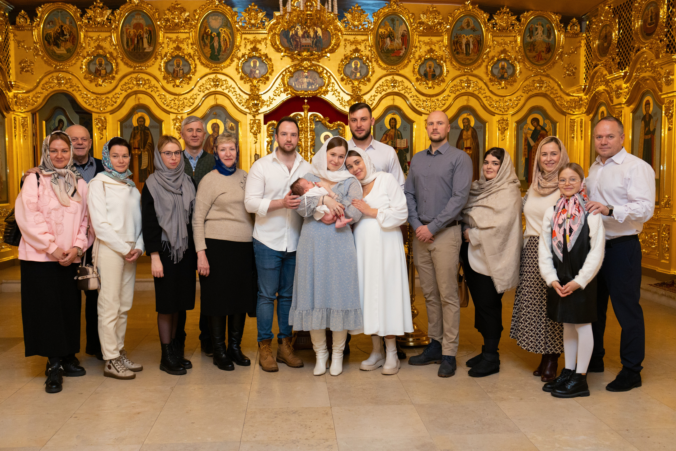 Таинство крещения. Портретный и семейный фотограф в Москве Стаховская Елена