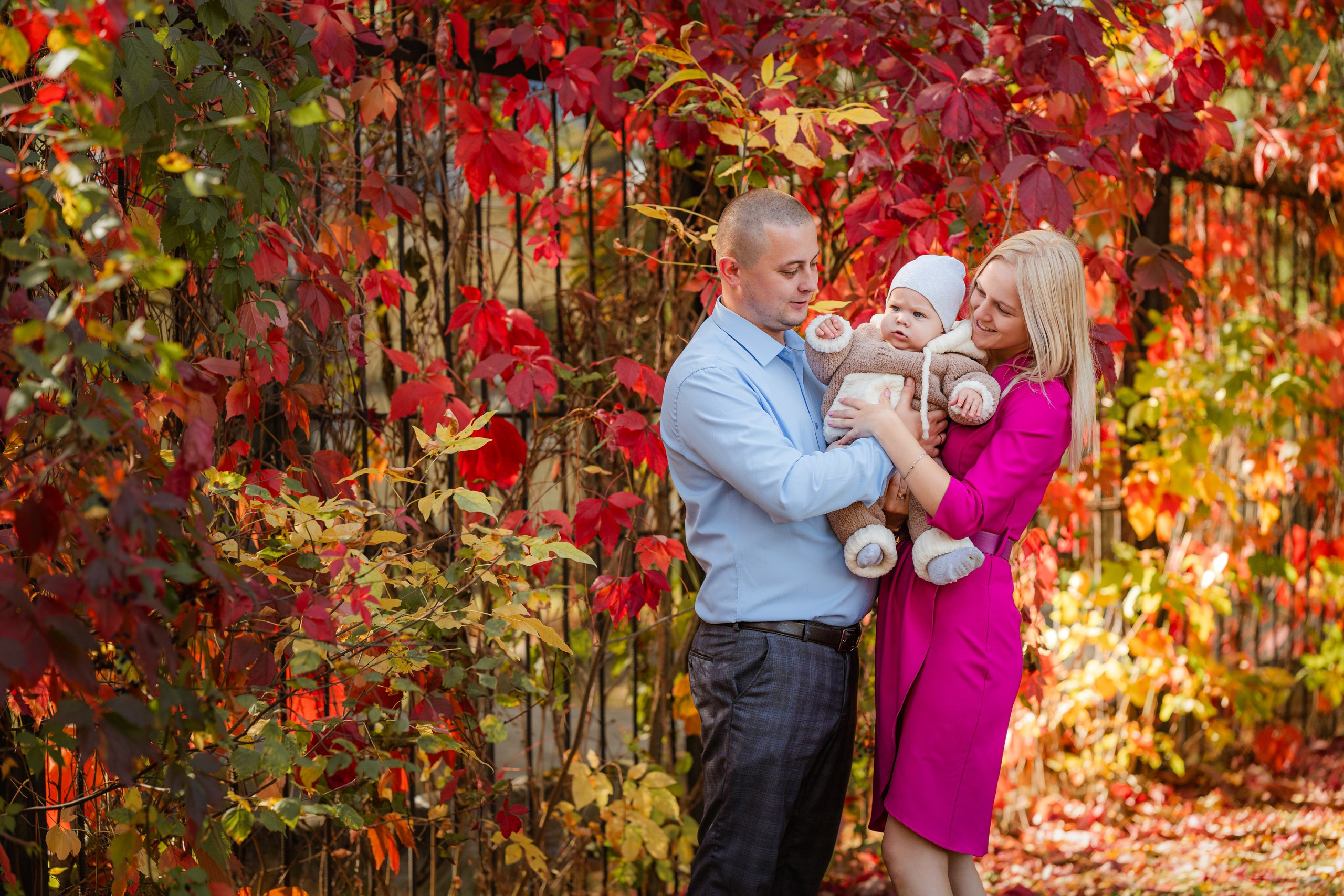 Фотопрогулка осенью. Семья Ирины