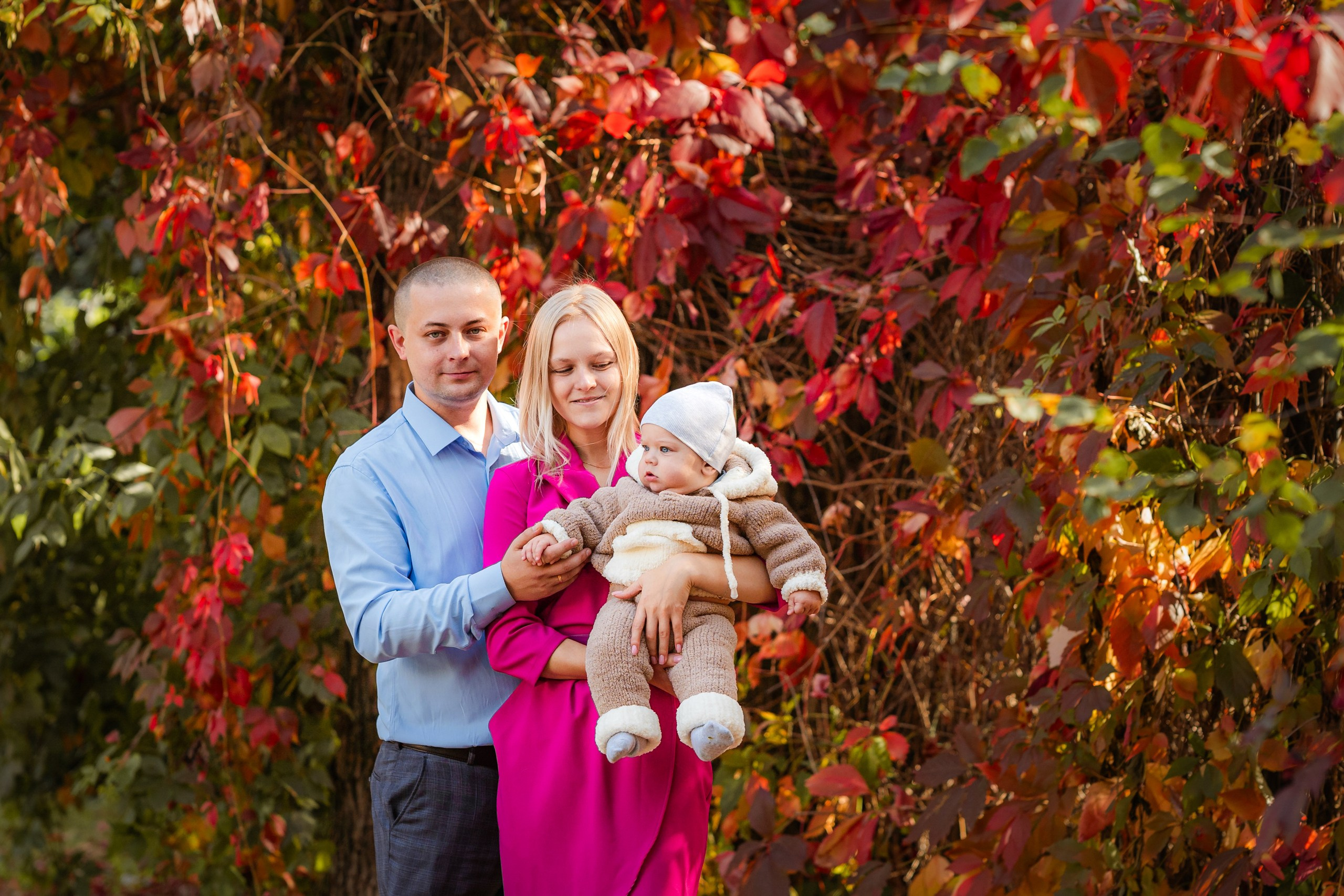 Фотопрогулка осенью. Семья Ирины