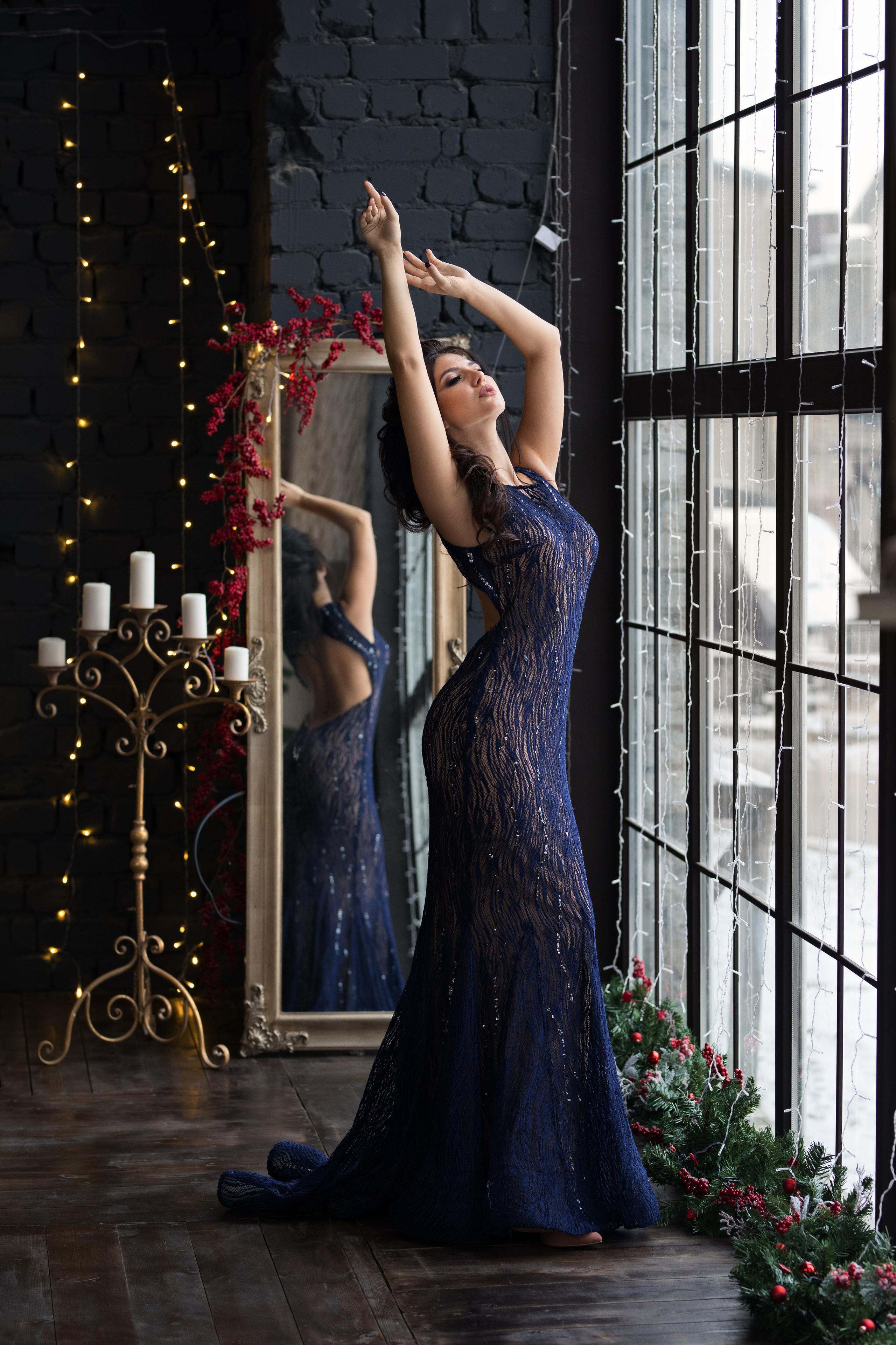 Студийная съемка с Кристиной в интерьере для «себя»