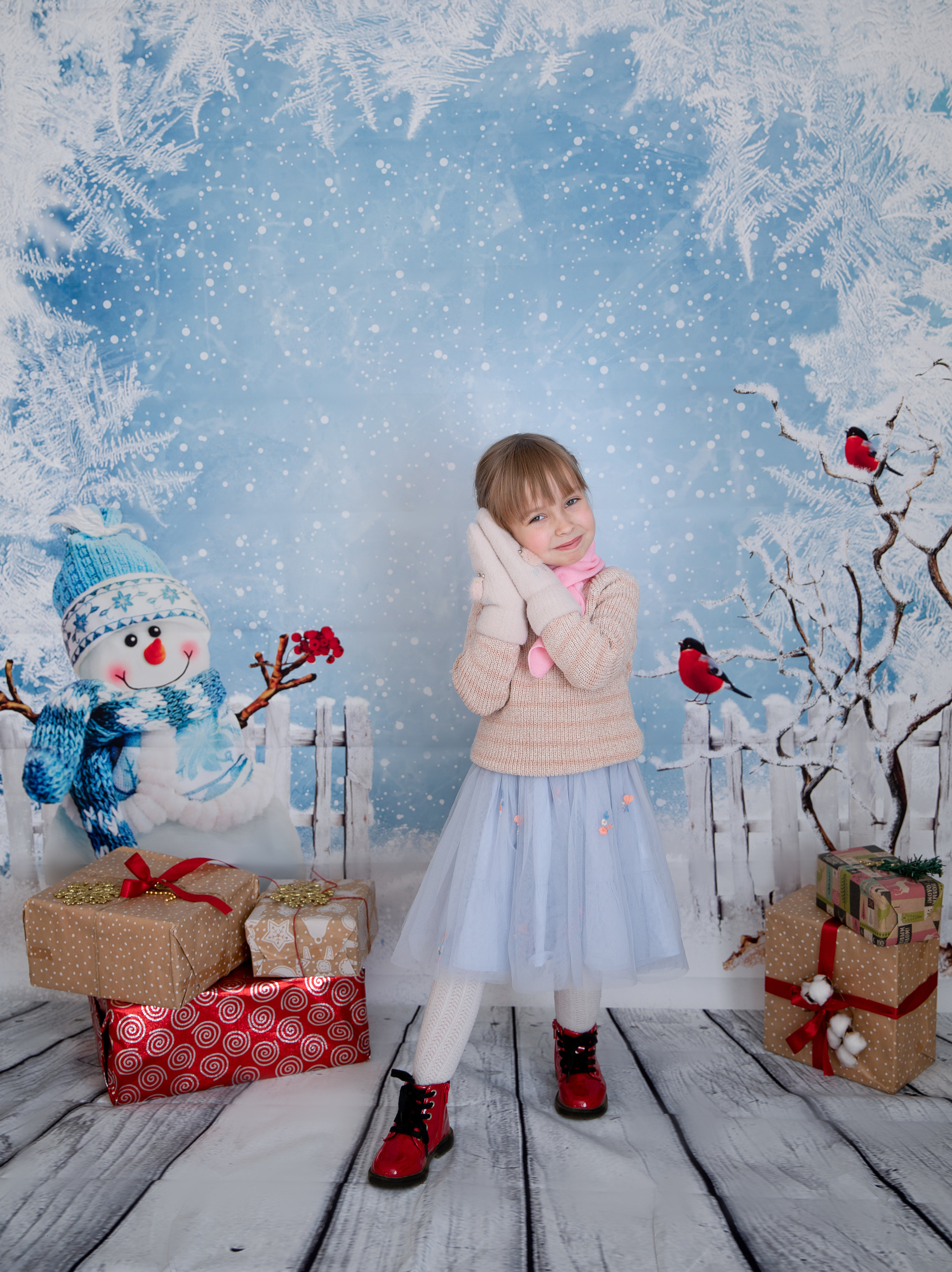 Снегири. Семейный и детский фотограф София Шарабурко, Томская область