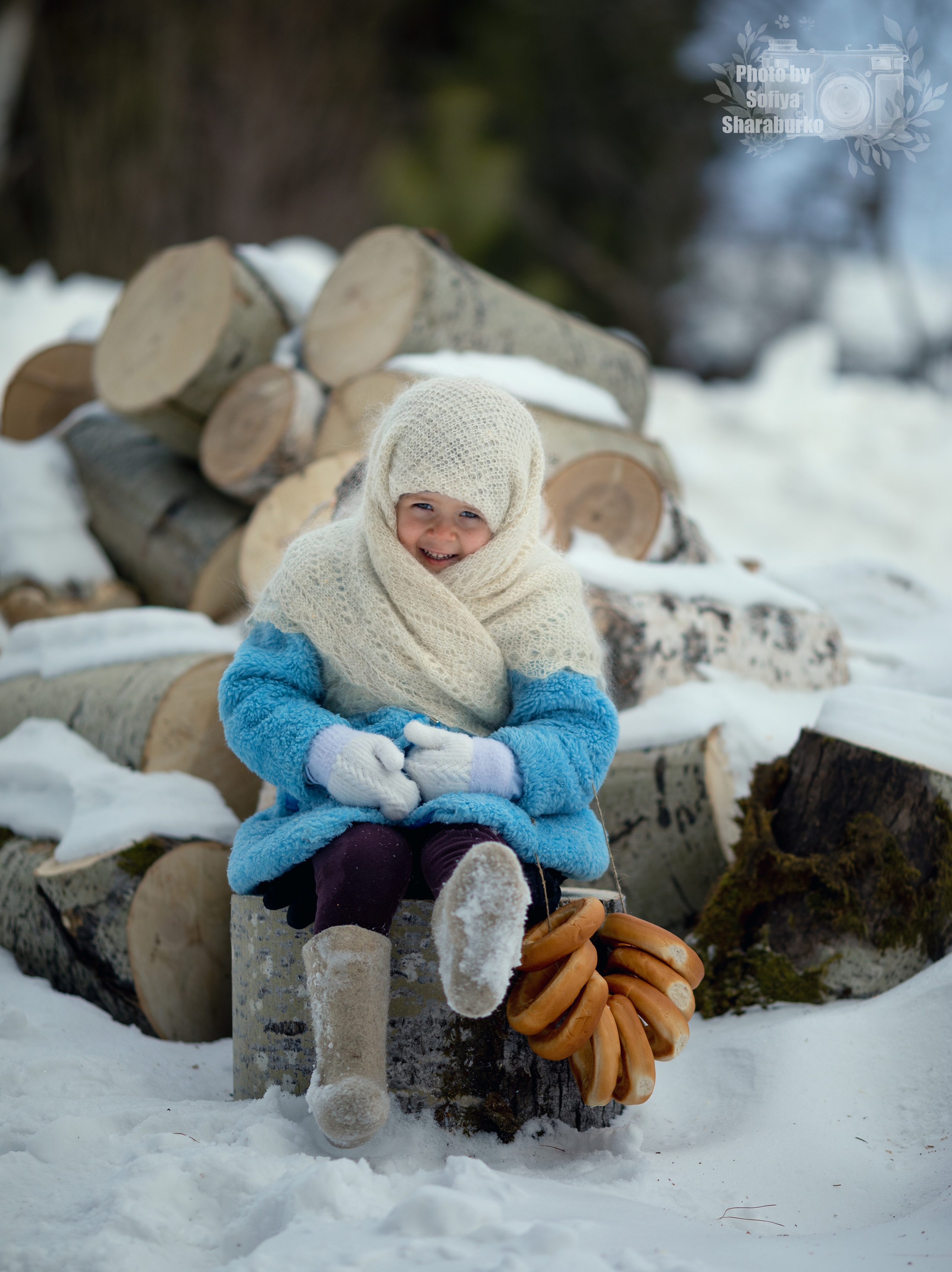 Зимняя сказка. Семейный и детский фотограф София Шарабурко, Томская область