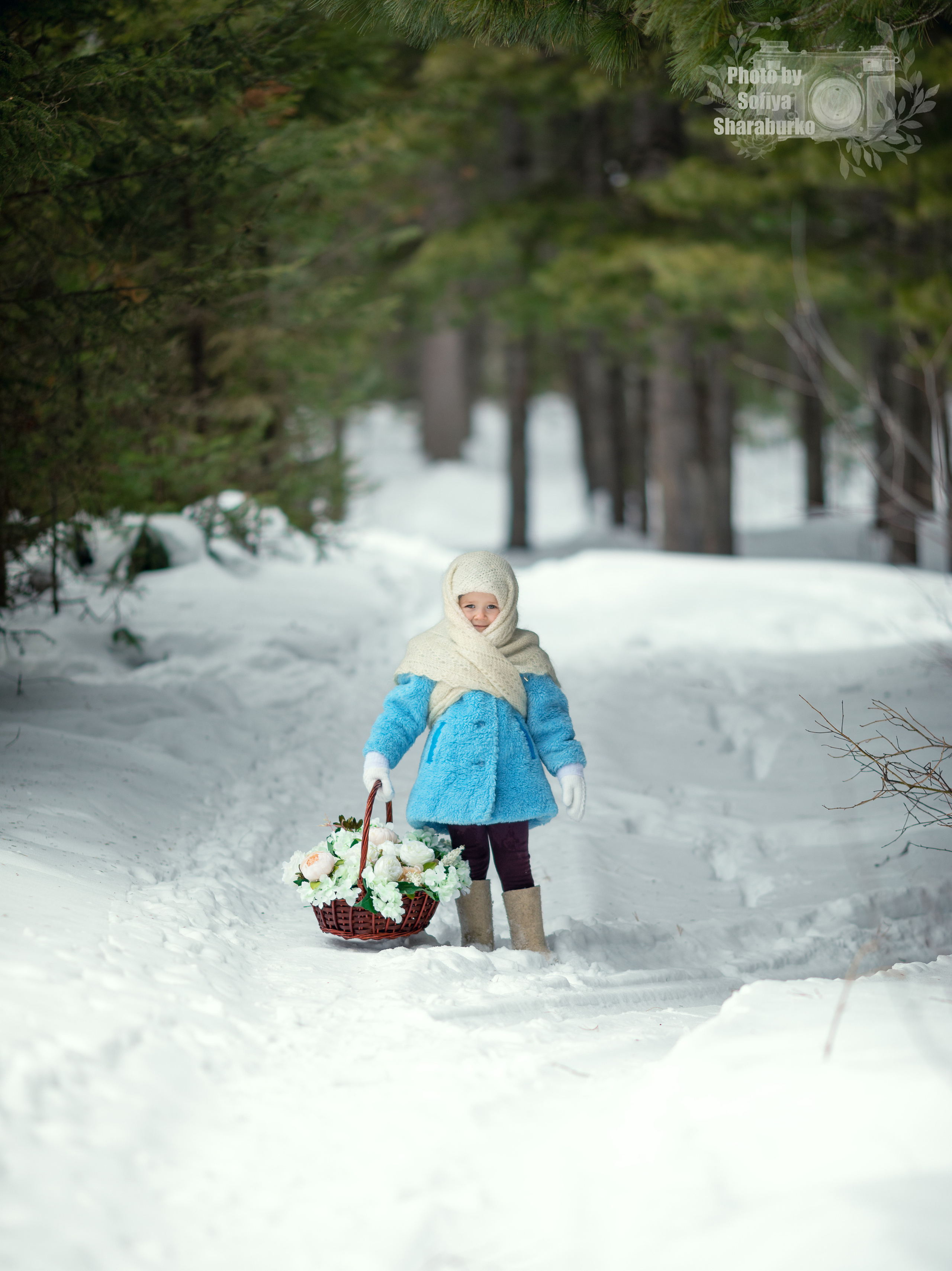 Зимняя сказка. Семейный и детский фотограф София Шарабурко, Томская область