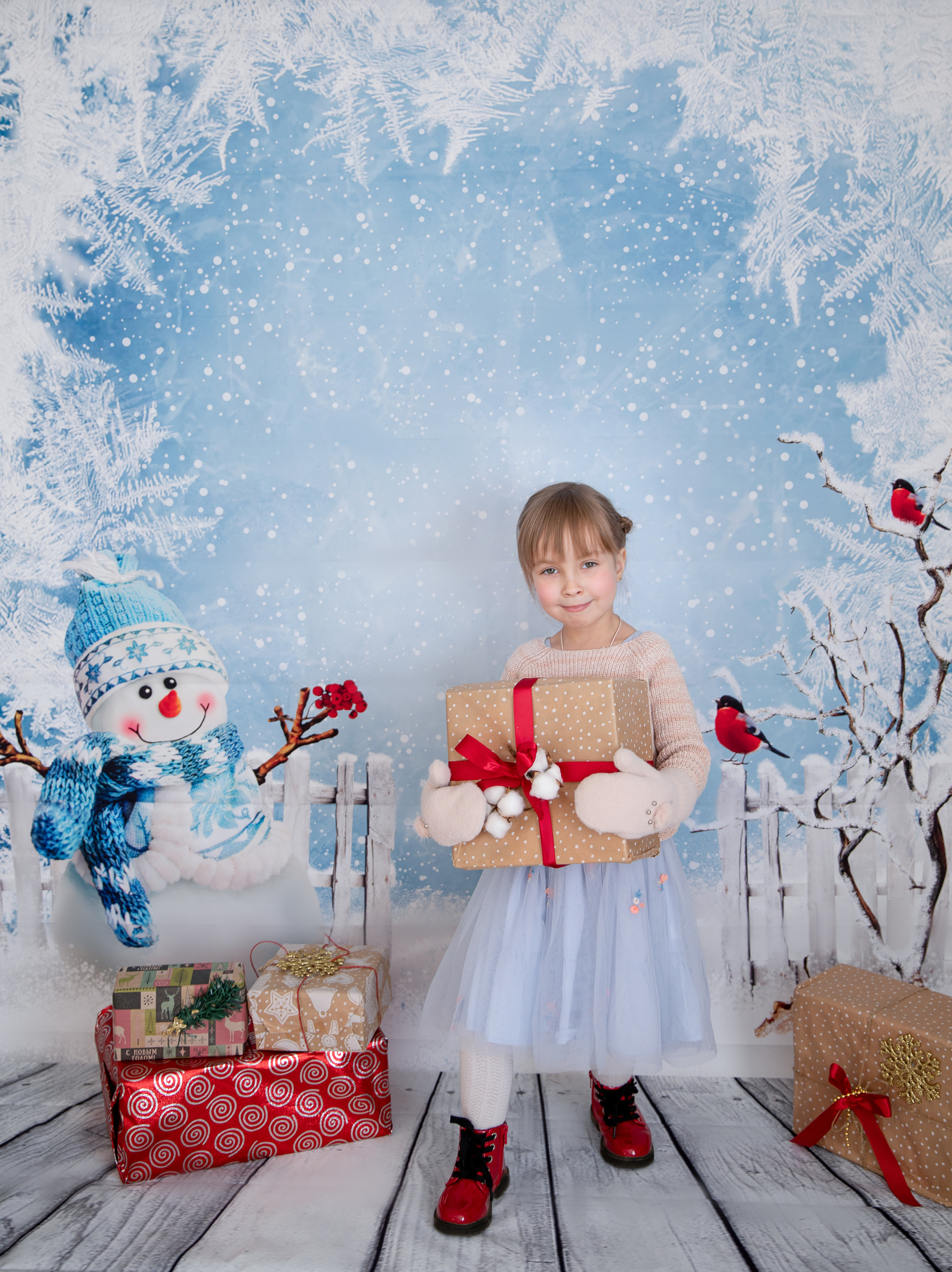 Снегири. Семейный и детский фотограф София Шарабурко, Томская область