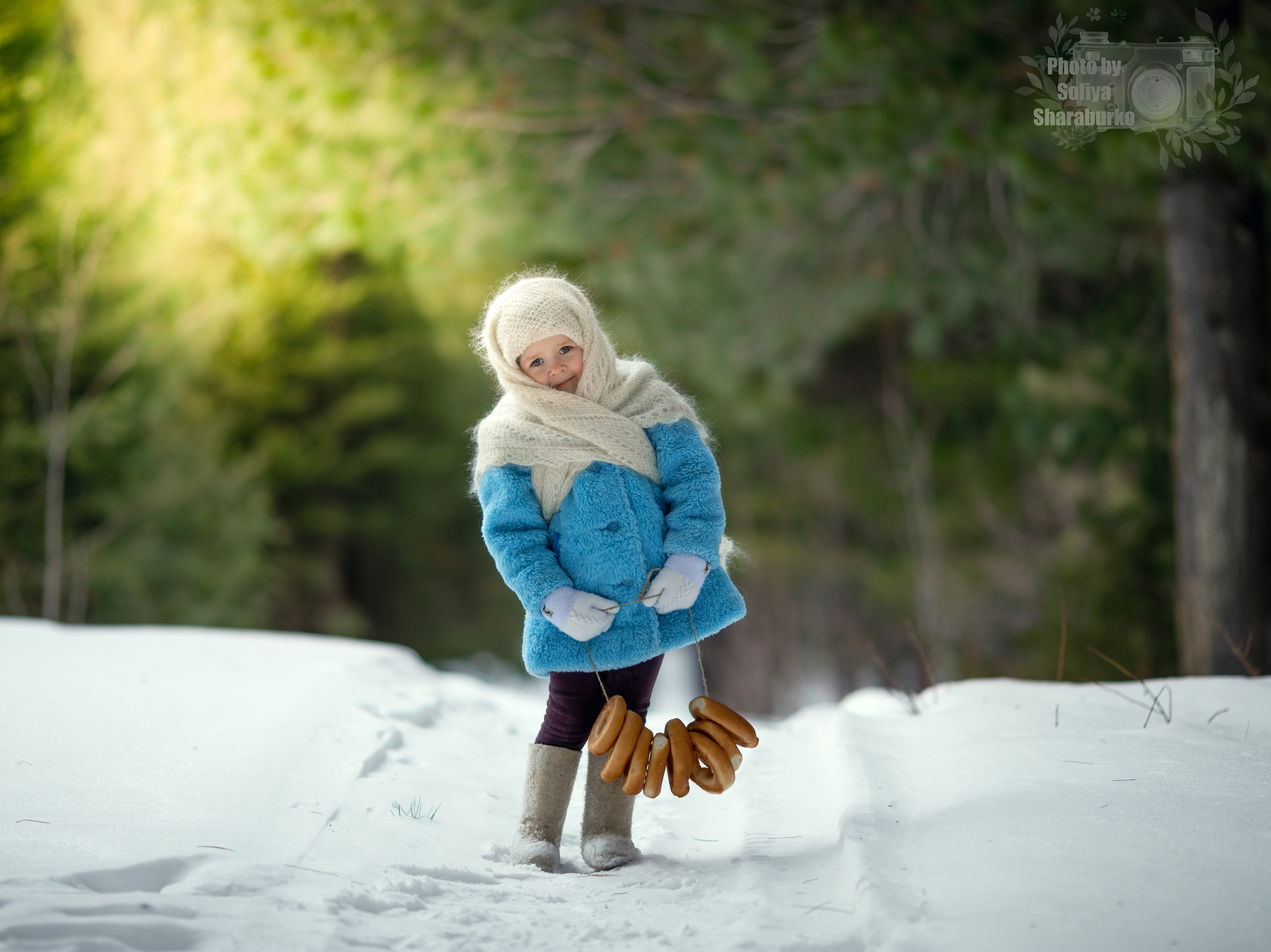 Зимняя сказка. Семейный и детский фотограф София Шарабурко, Томская область
